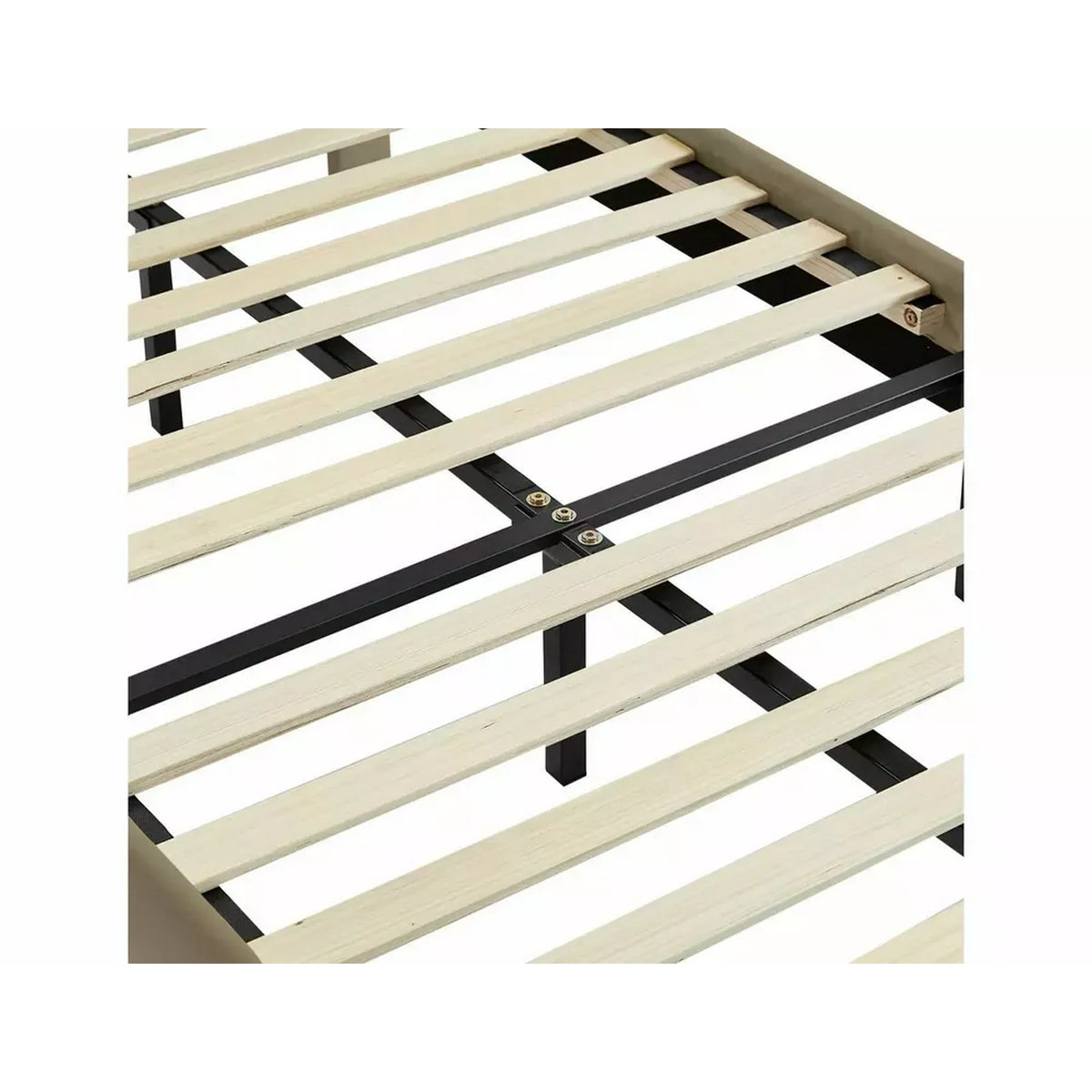 Pat SAVANA 140x200, stofa catifelata bej - Bluvel 28, cu somiera