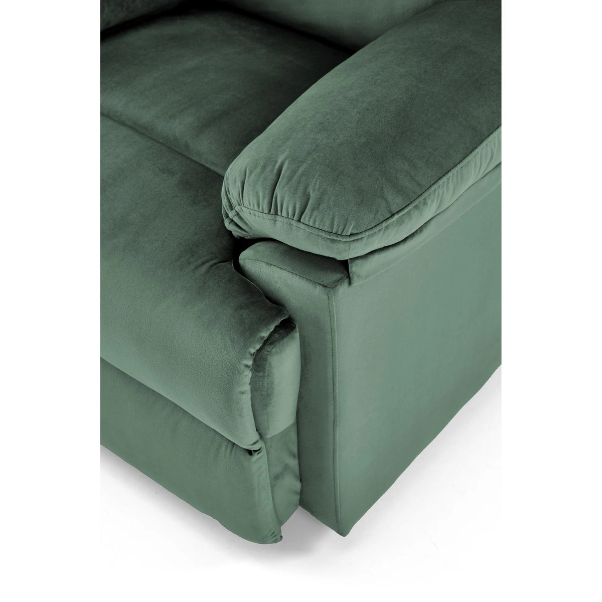 Fotoliu rabatabil DRAGER, verde inchis/negru, stofa catifelata/metal, 88x90/160x105 cm