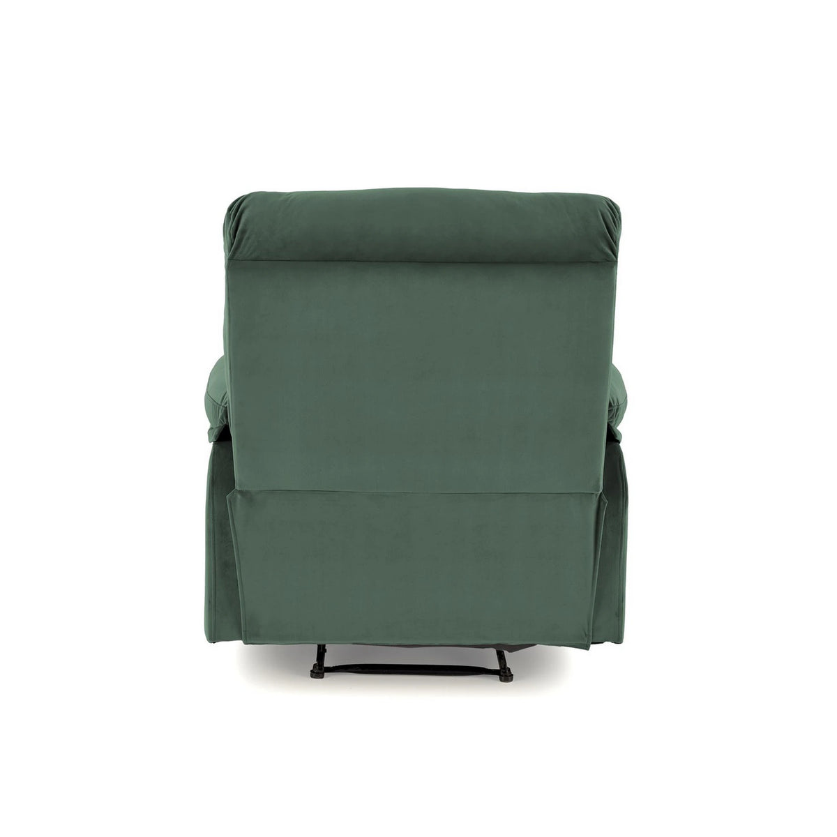 Fotoliu rabatabil DRAGER, verde inchis/negru, stofa catifelata/metal, 88x90/160x105 cm