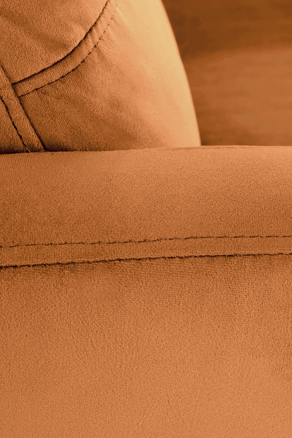 Fotoliu rabatabil FELIPE 2, stofa catifelata scortisoara - Bluvel 4215, 64x84/135x76/103 cm