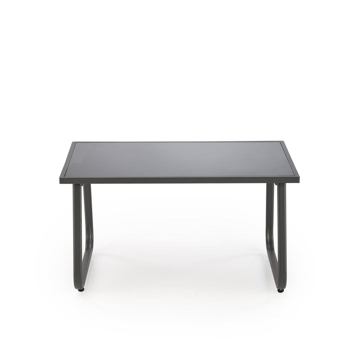 Set gradina CONOR, gri, plasa/sticla/metal, cu masuta, 2 scaune si canapea