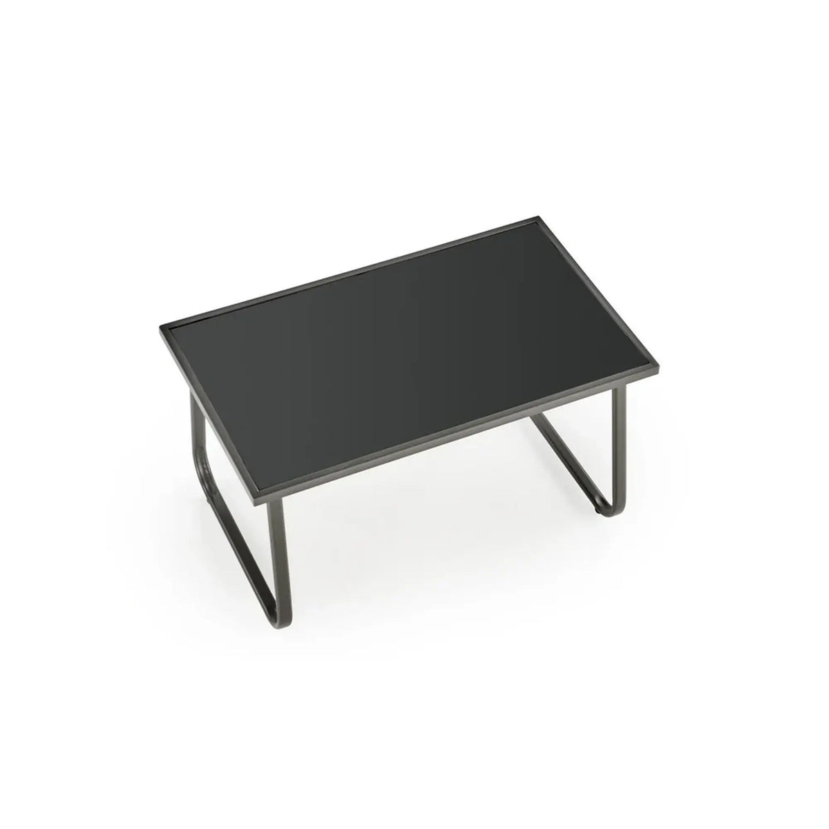 Set gradina CONOR, gri, plasa/sticla/metal, cu masuta, 2 scaune si canapea