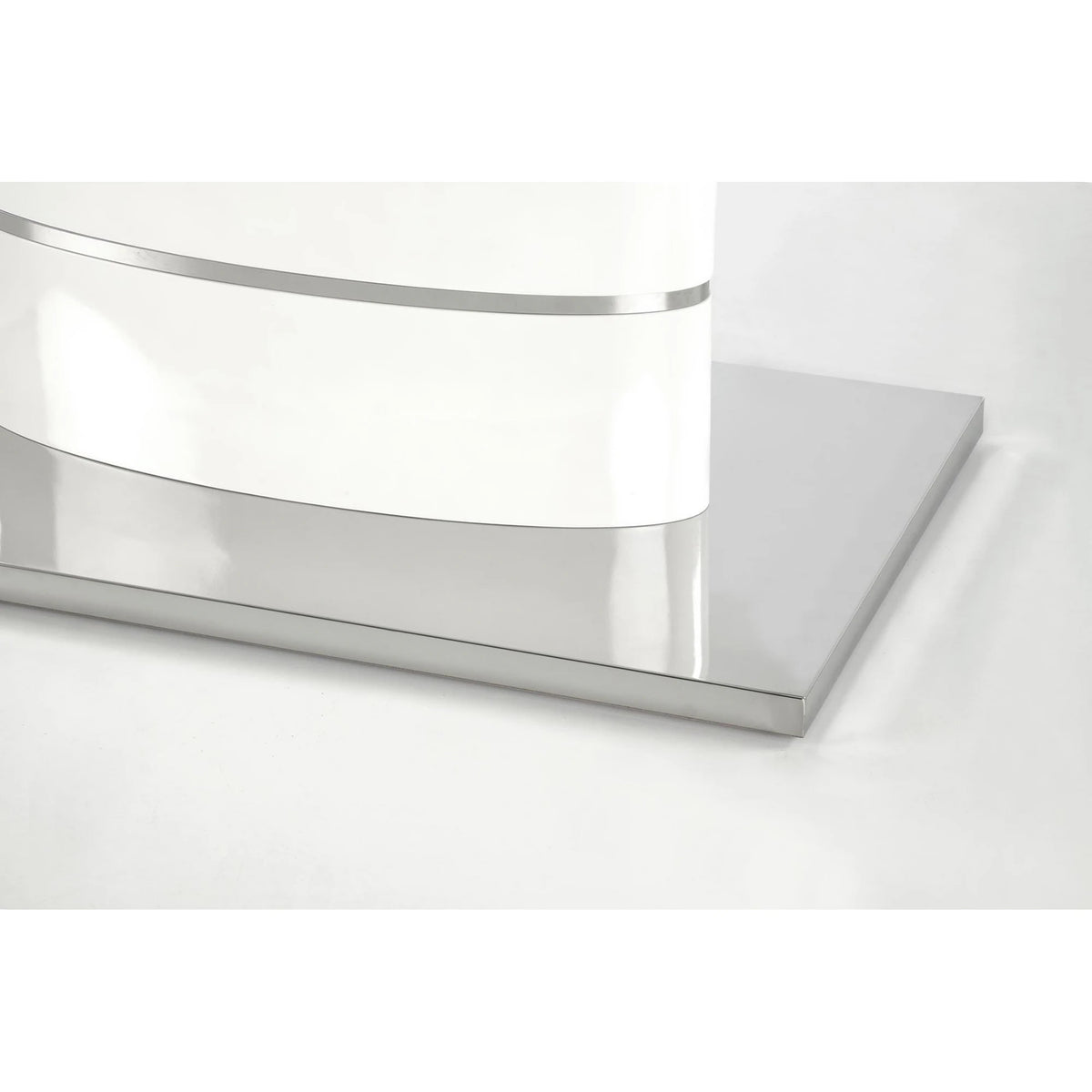 Masa ASPEN, alb, 140/180x90x76 cm