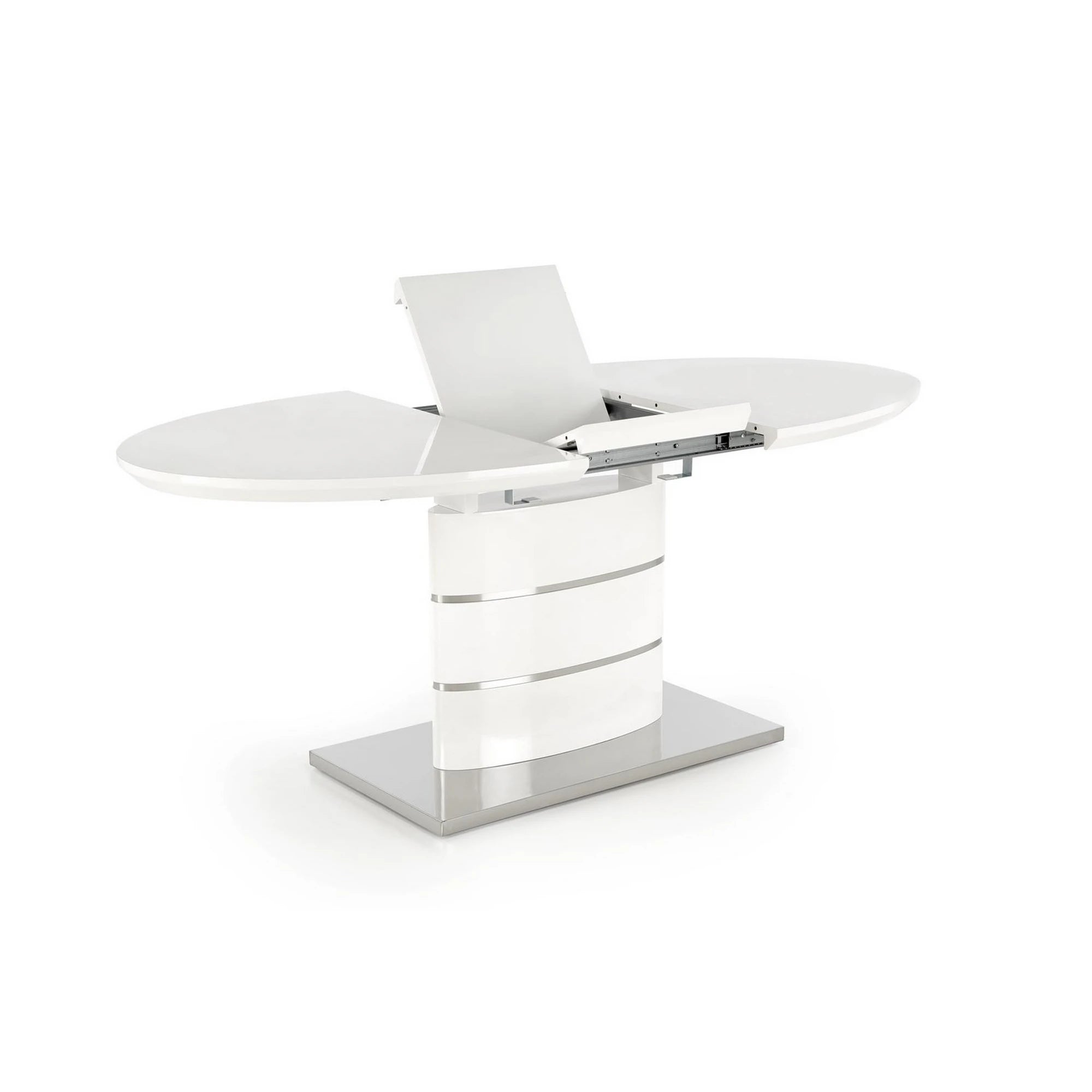 Masa ASPEN, alb, 140/180x90x76 cm