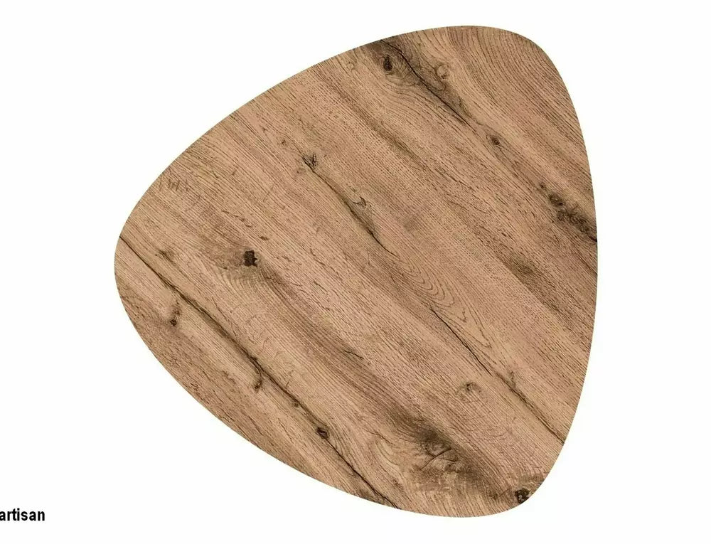 Set 2 masute cafea TWIN, stejar artisan/negru