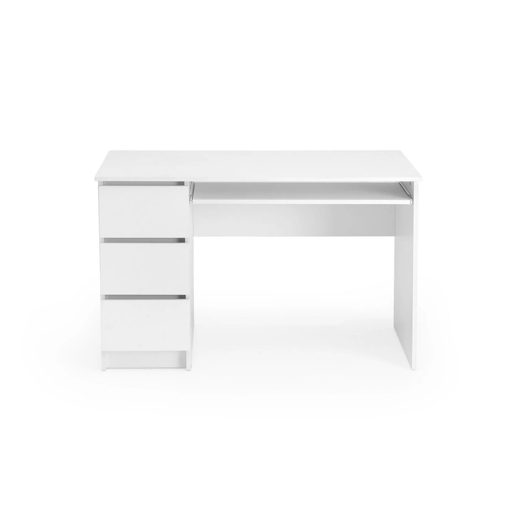 Birou CINO, alb, PAL laminat, 120x50x77 cm