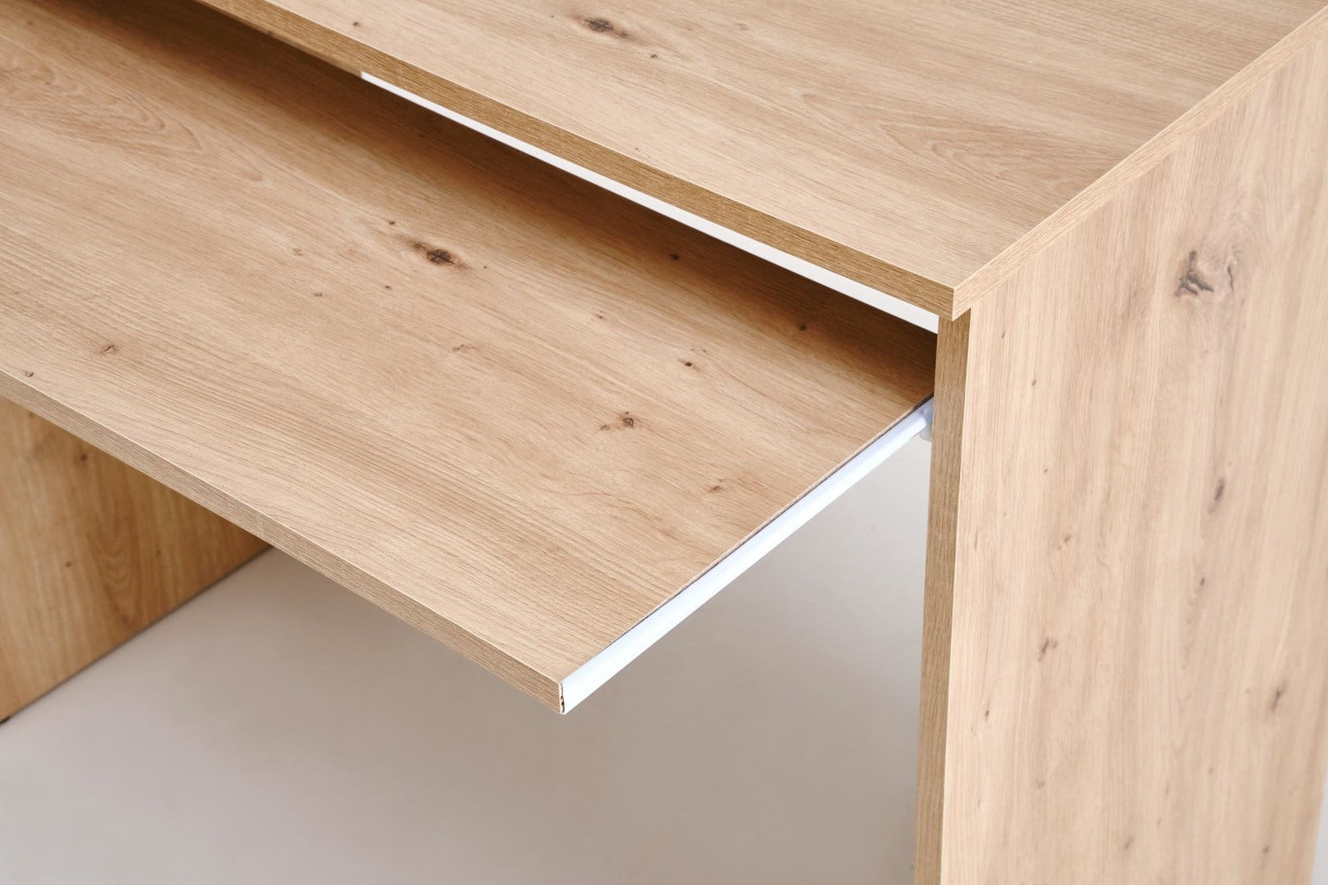 Birou CINO, stejar artisan/gri grafit, PAL laminat, 120x50x77 cm