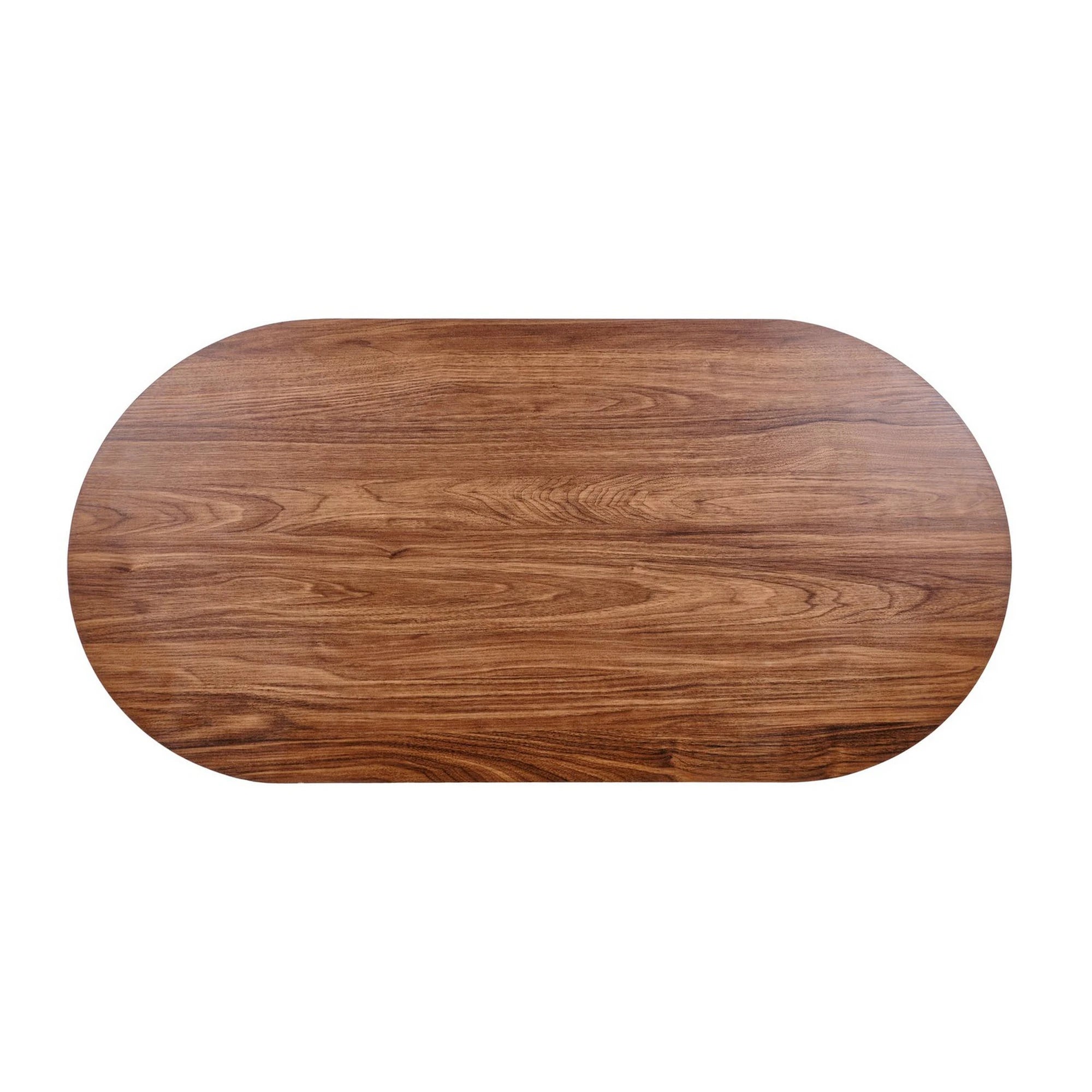 Masuta cafea GISELA, nuc, 120x60x46 cm
