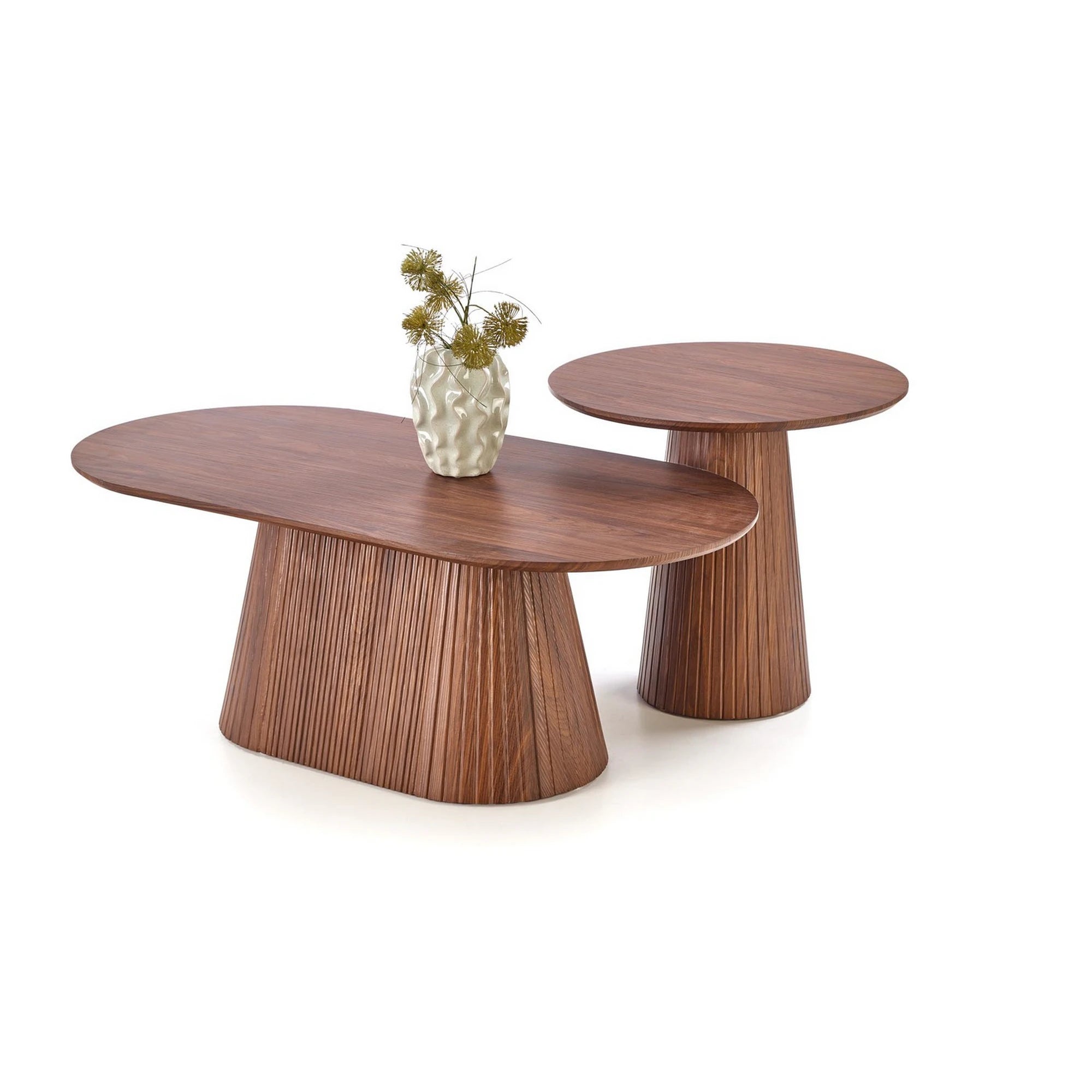 Masuta cafea GISELA, nuc, 120x60x46 cm
