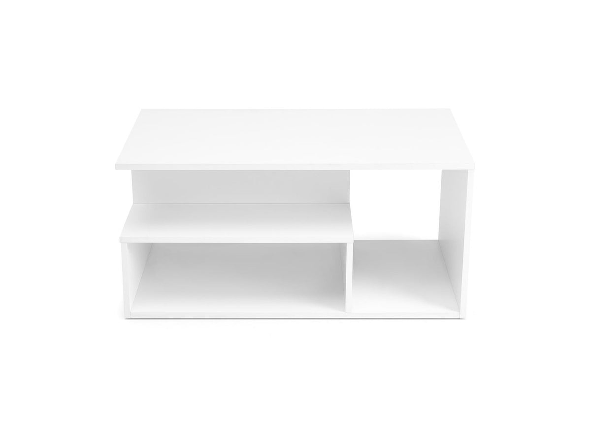 Masuta cafea IVA, alb, PAL laminat, 90x51x43 cm
