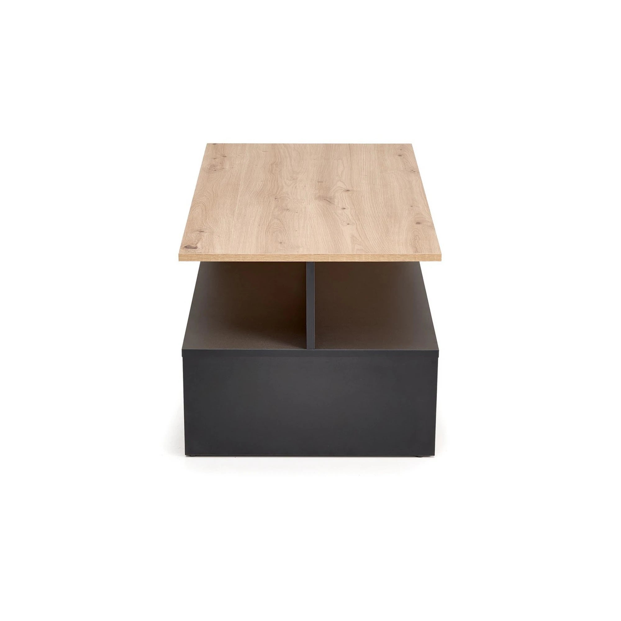 Masuta cafea IVA, stejar artisan/negru, PAL laminat, 90x51x43 cm