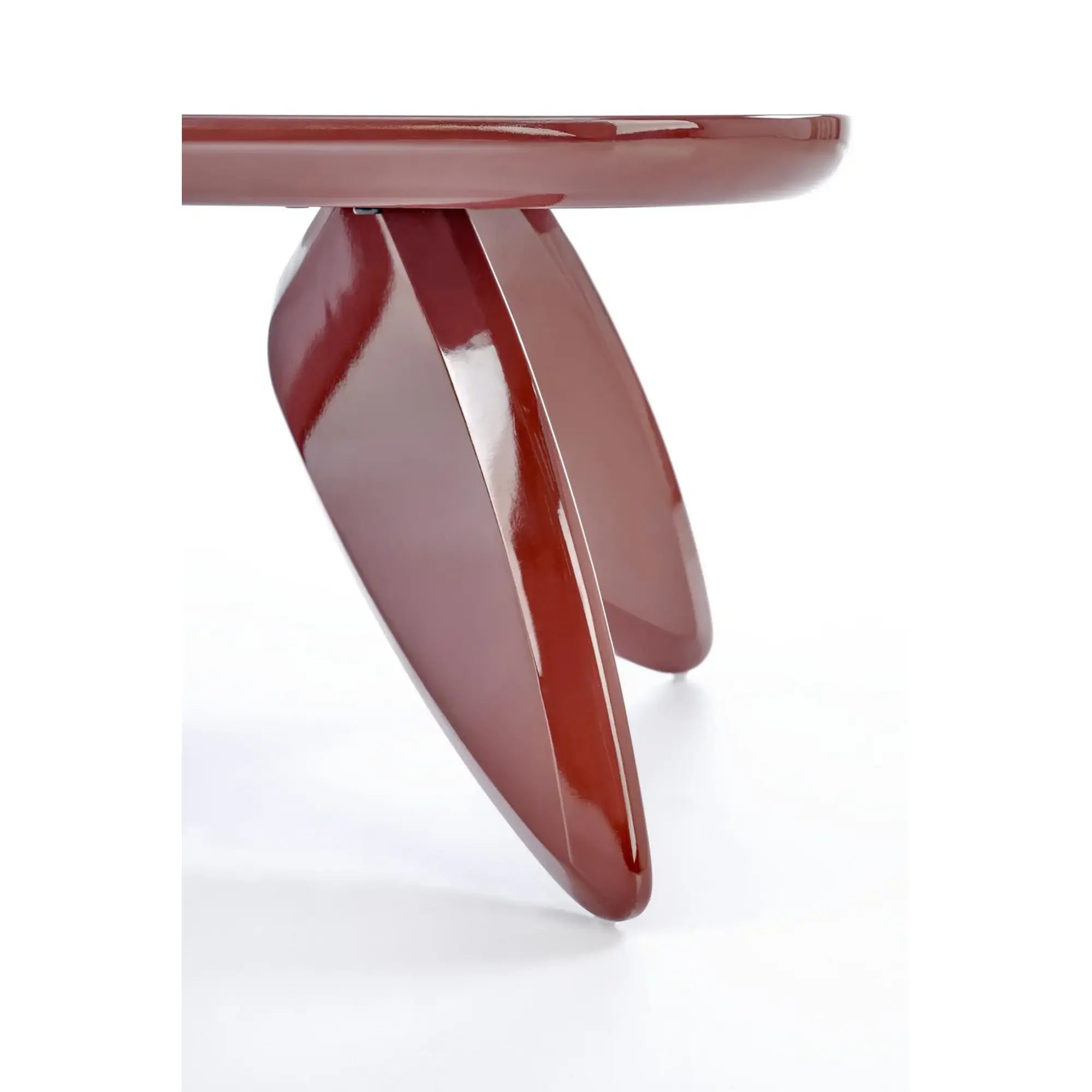 Masuta cafea SORAYA, visiniu, 120x60x36 cm