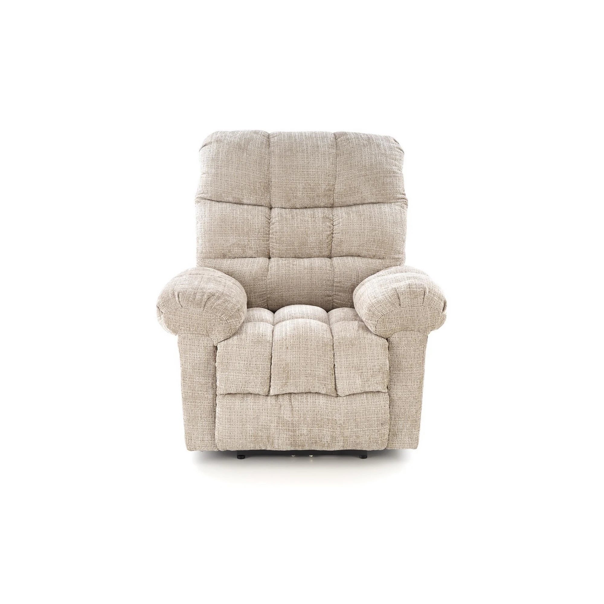 Fotoliu recliner AMORE, bej, stofa, 105x100x86 cm