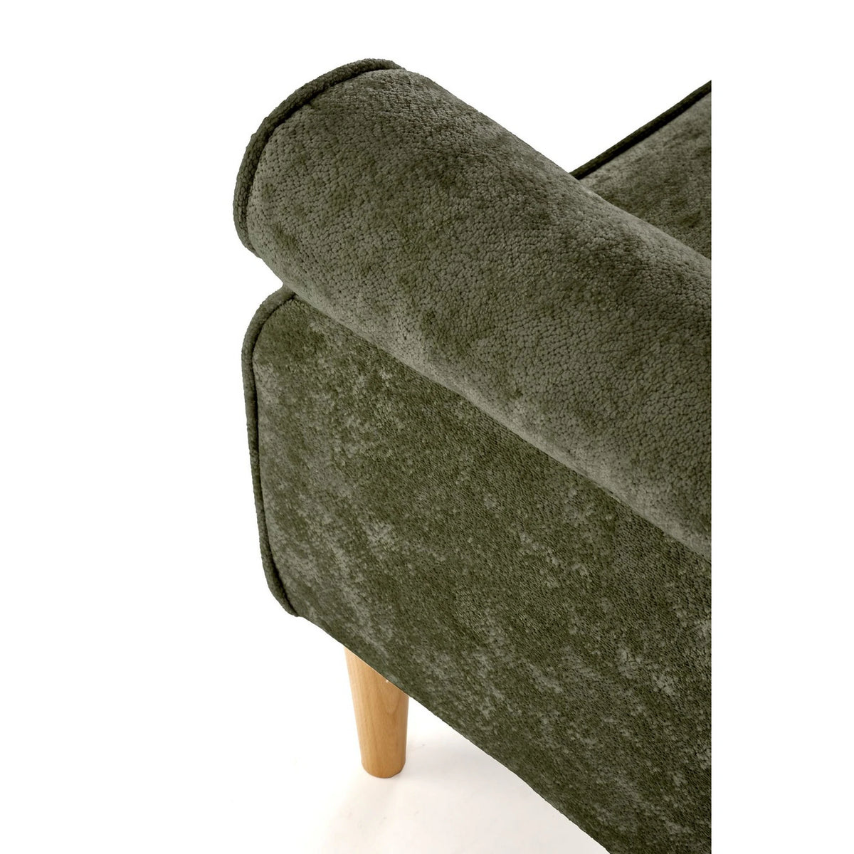 Fotoliu HERMES, stofa verde olive - Markos 14/12, 80x80x110 cm