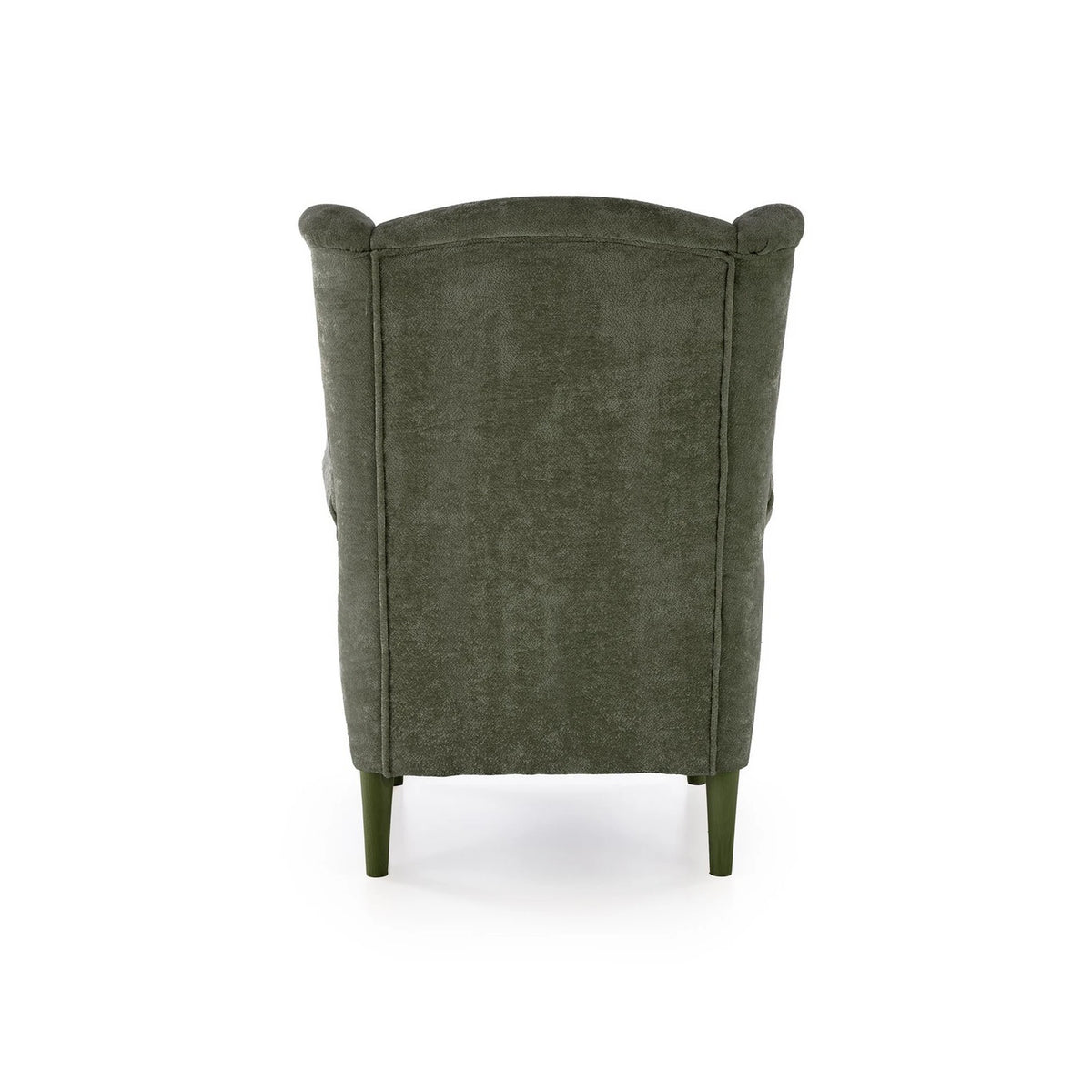 Fotoliu HERMES, stofa verde olive - Markos 14/12, 80x80x110 cm