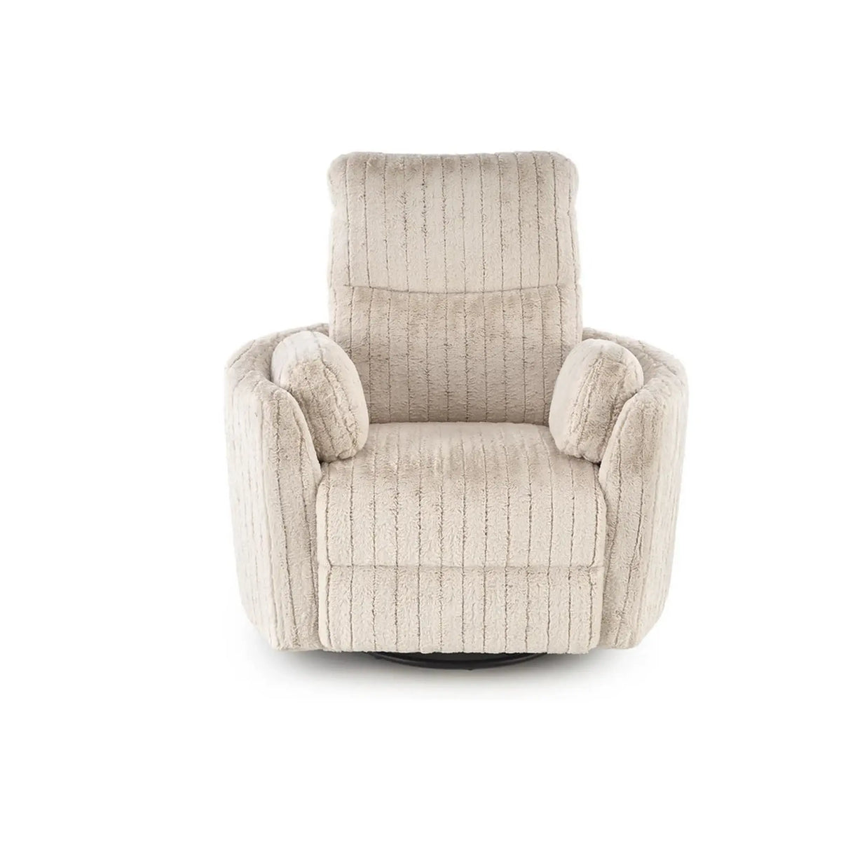 Fotoliu recliner PEGAS, stofa bej, 110x100/170x108/81 cm