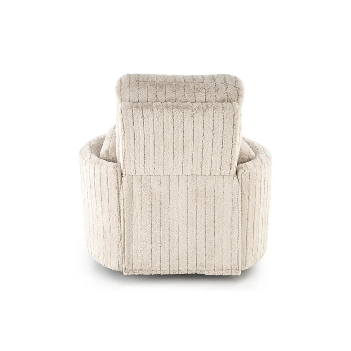 Fotoliu recliner PEGAS, stofa bej, 110x100/170x108/81 cm
