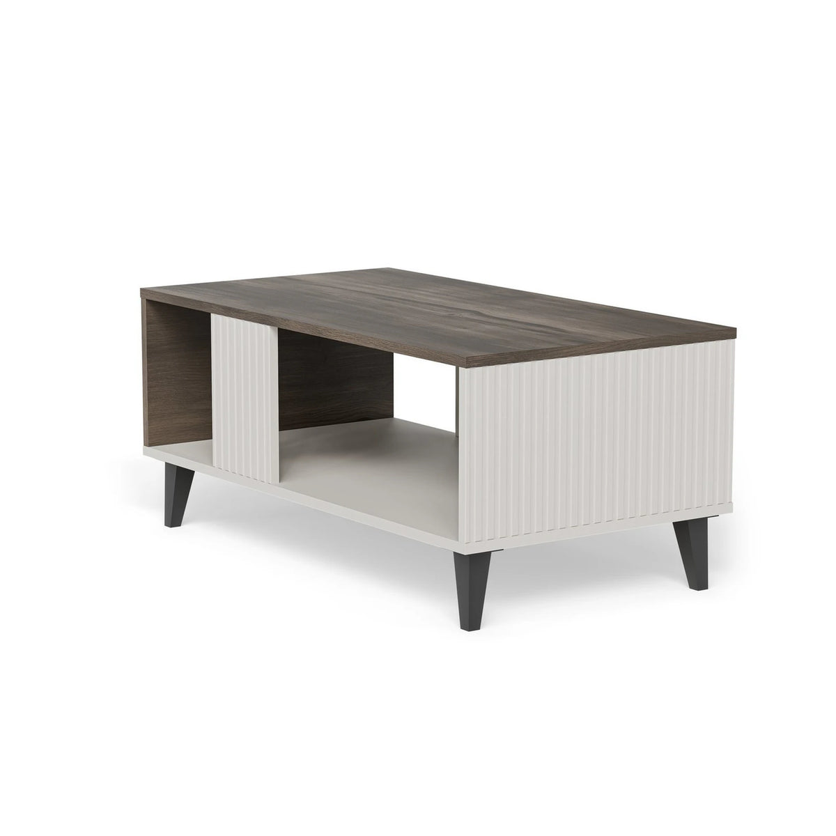 Masuta cafea RANDOM 2 LAW-1, nuc/casmir, PAL, 92x50x40 cm