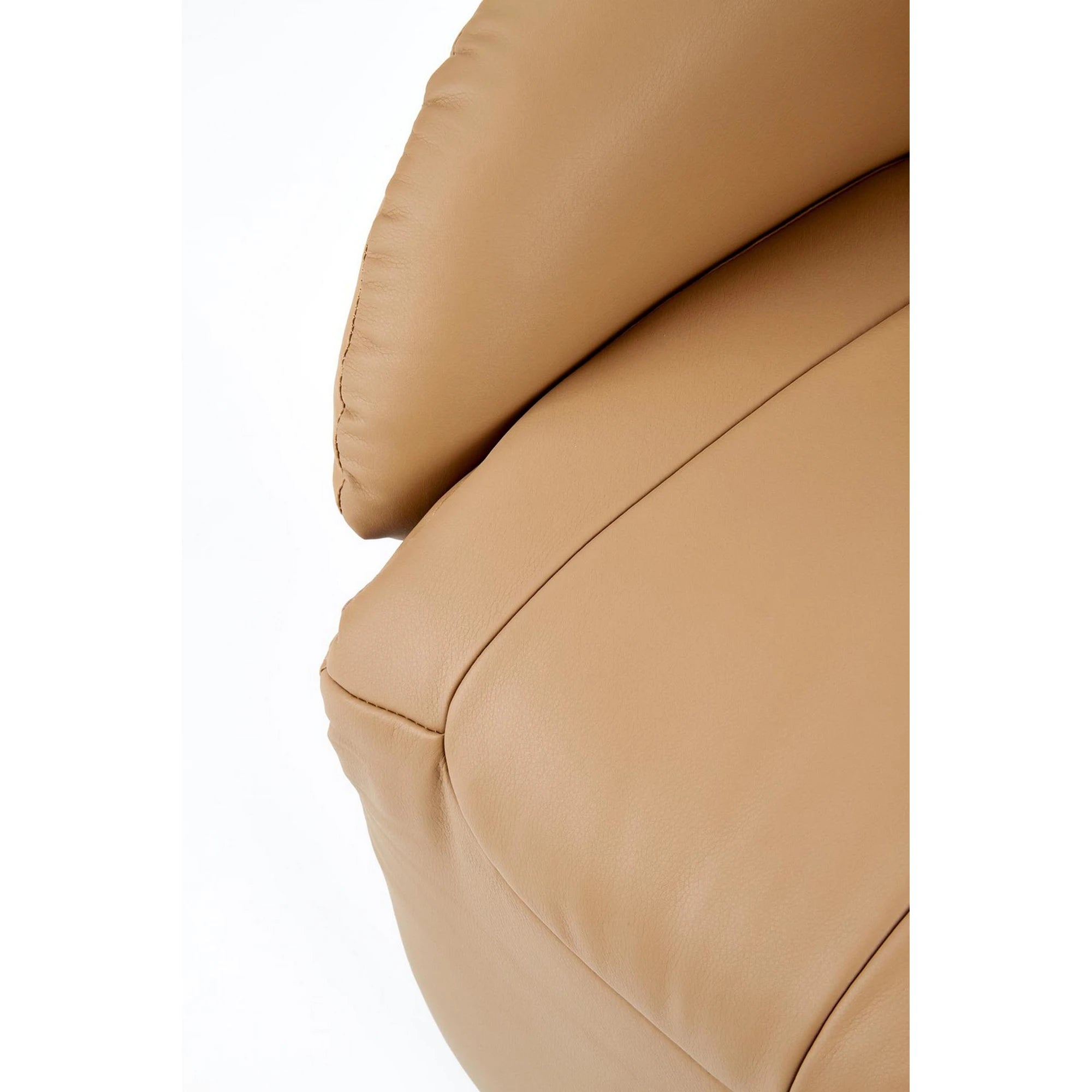 Fotoliu OPTIMA bej, piele ecologica/PVC, 77x80x139x84x101 cm