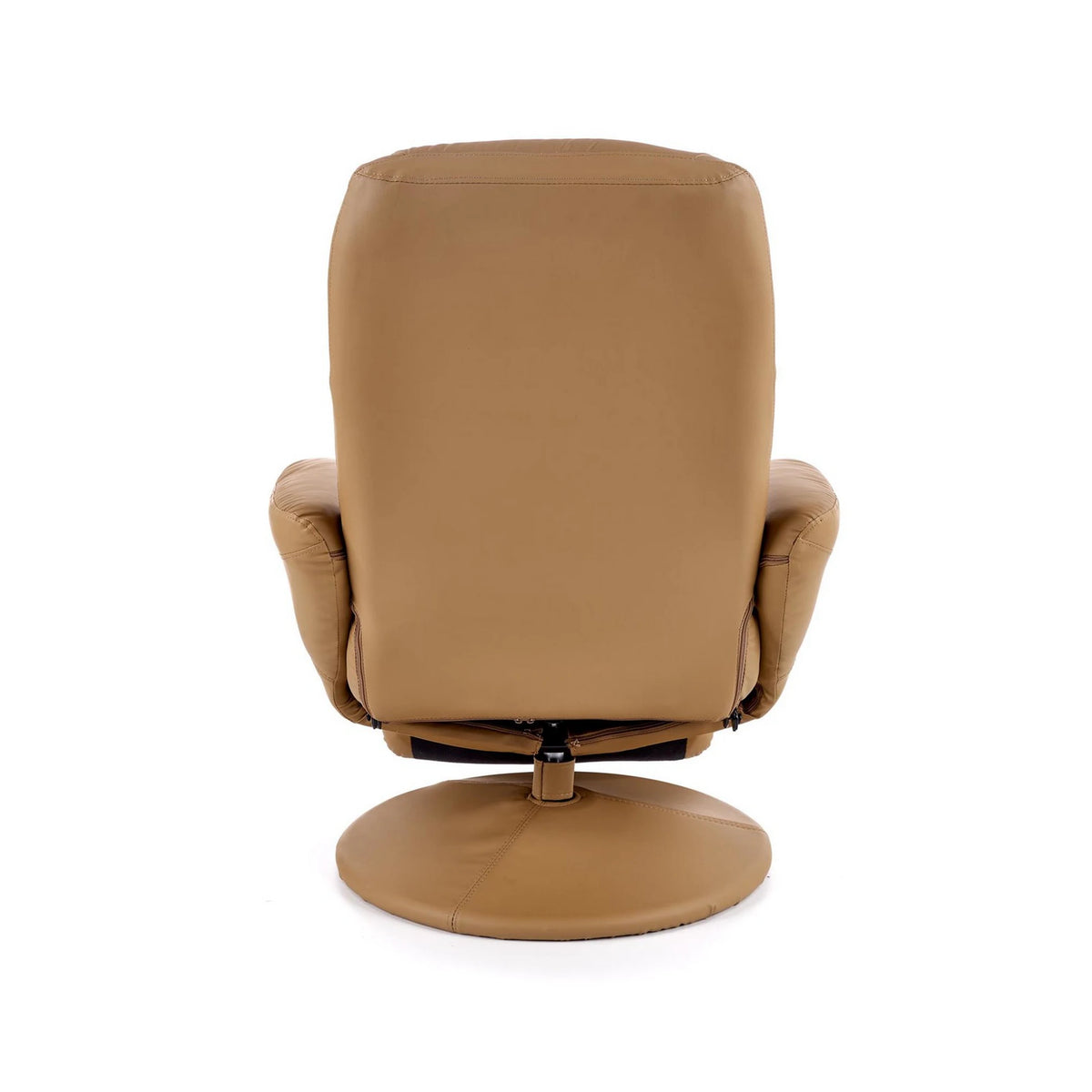 Fotoliu OPTIMA bej, piele ecologica/PVC, 77x80x139x84x101 cm