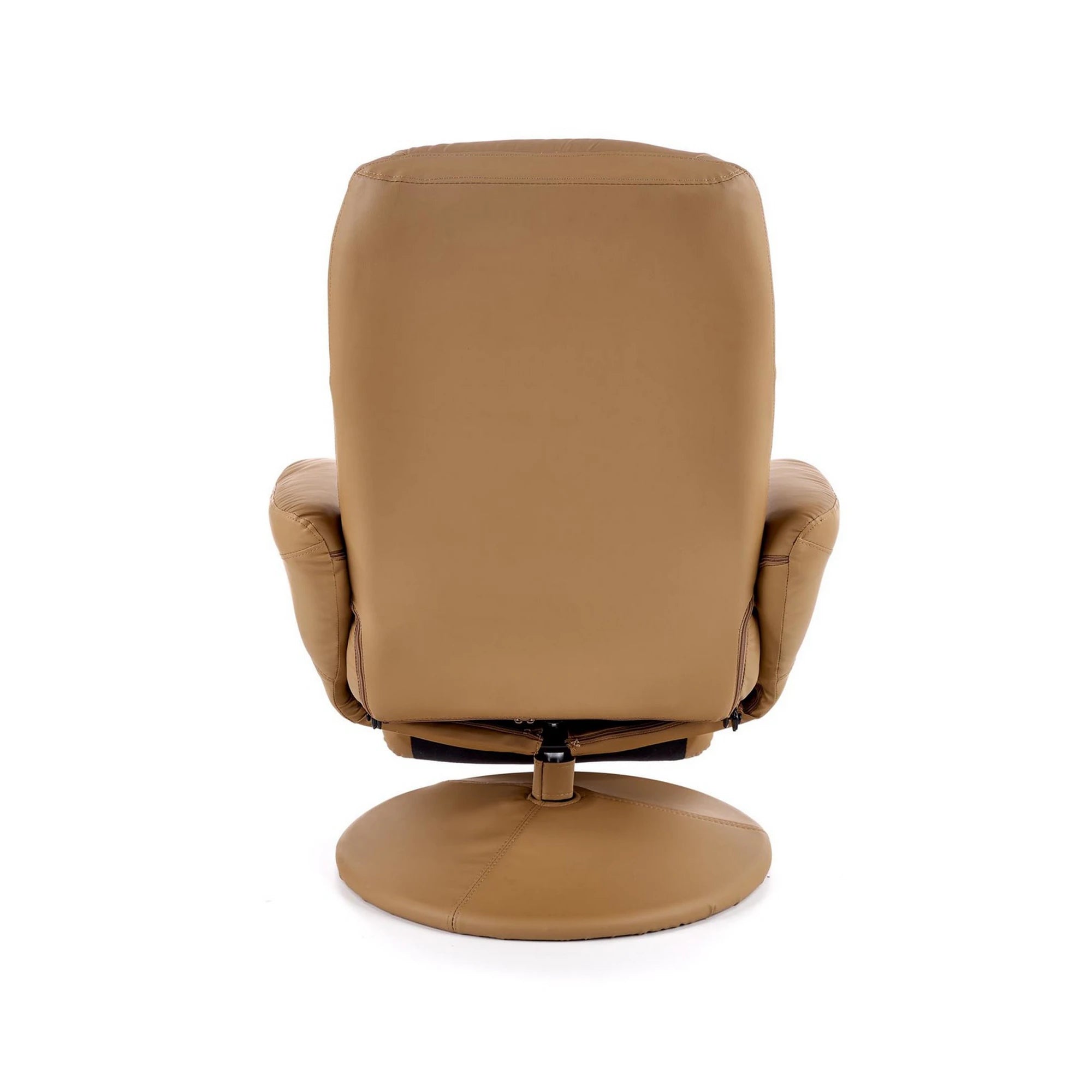 Fotoliu OPTIMA bej, piele ecologica/PVC, 77x80x139x84x101 cm