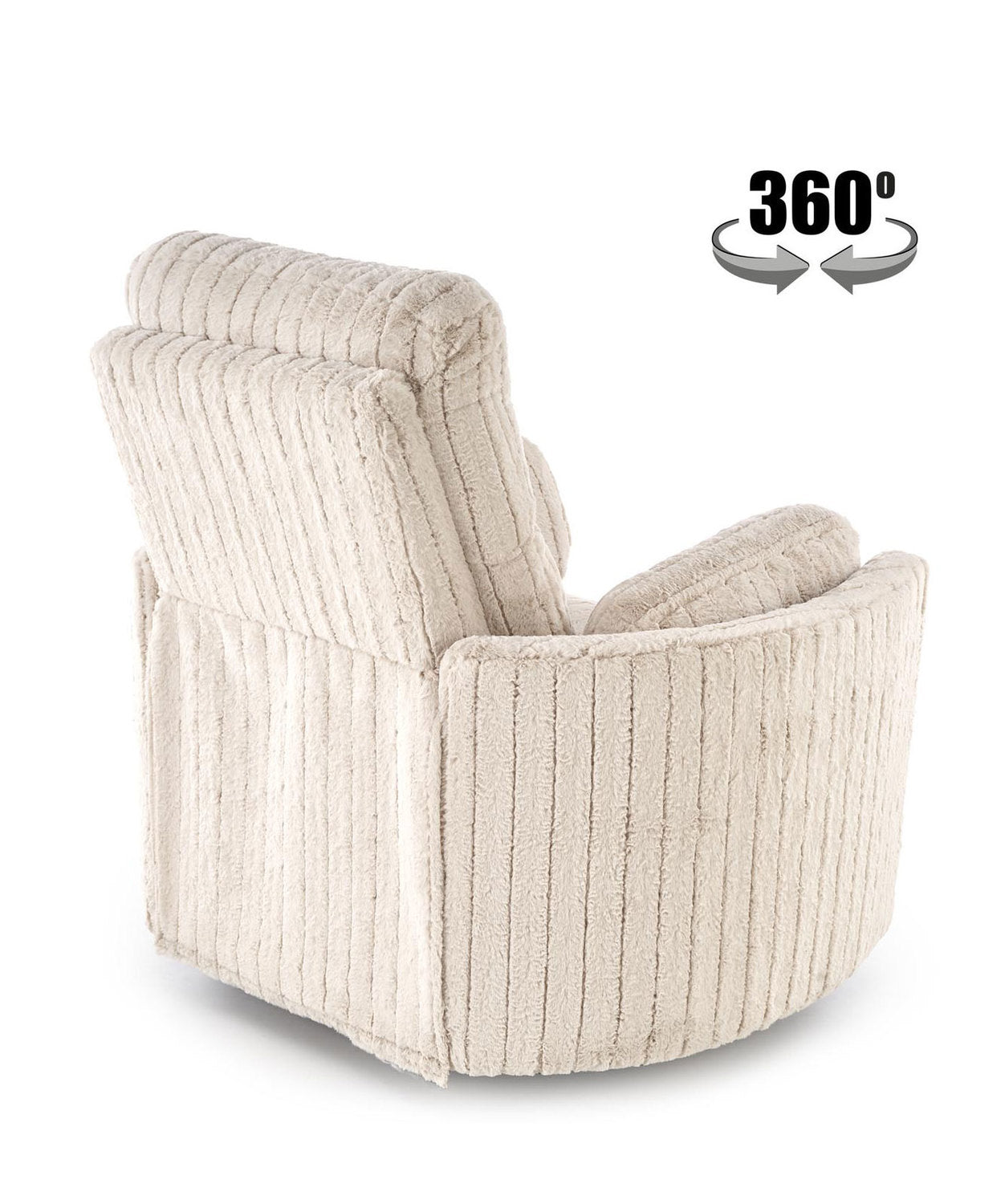 Fotoliu recliner PEGAS, stofa bej, 110x100/170x108/81 cm