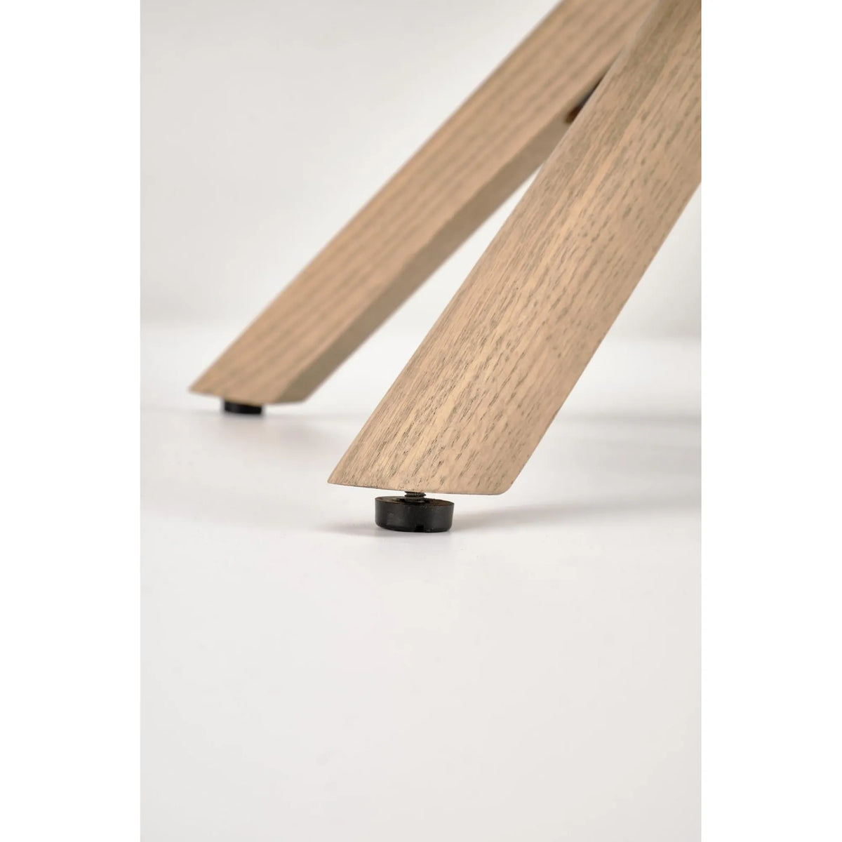 Scaun rotativ K594, bej/stejar, stofa/lemn, 60x64x95 cm