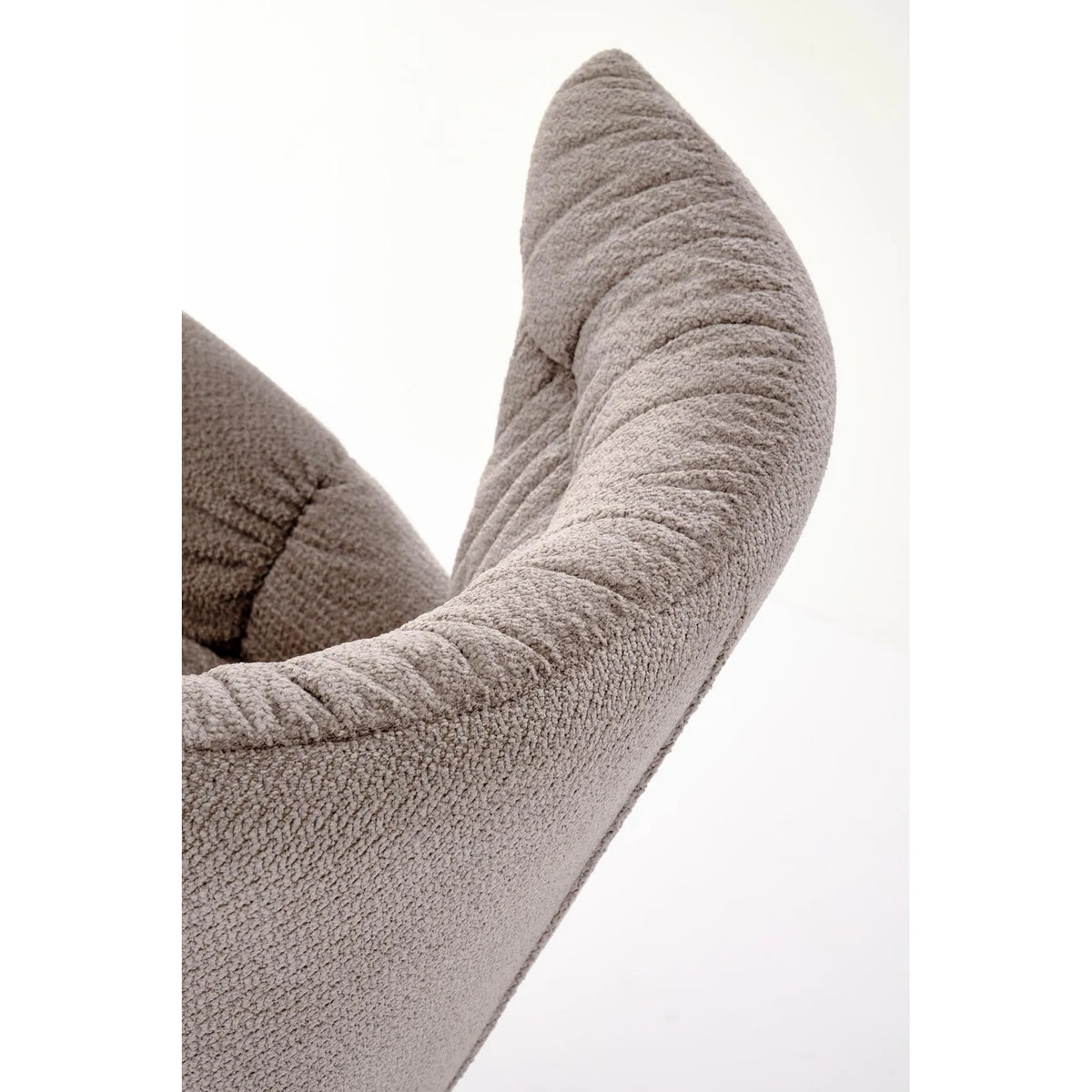 Scaun rotativ K595, gri/negru, stofa/metal, 68x66x88 cm