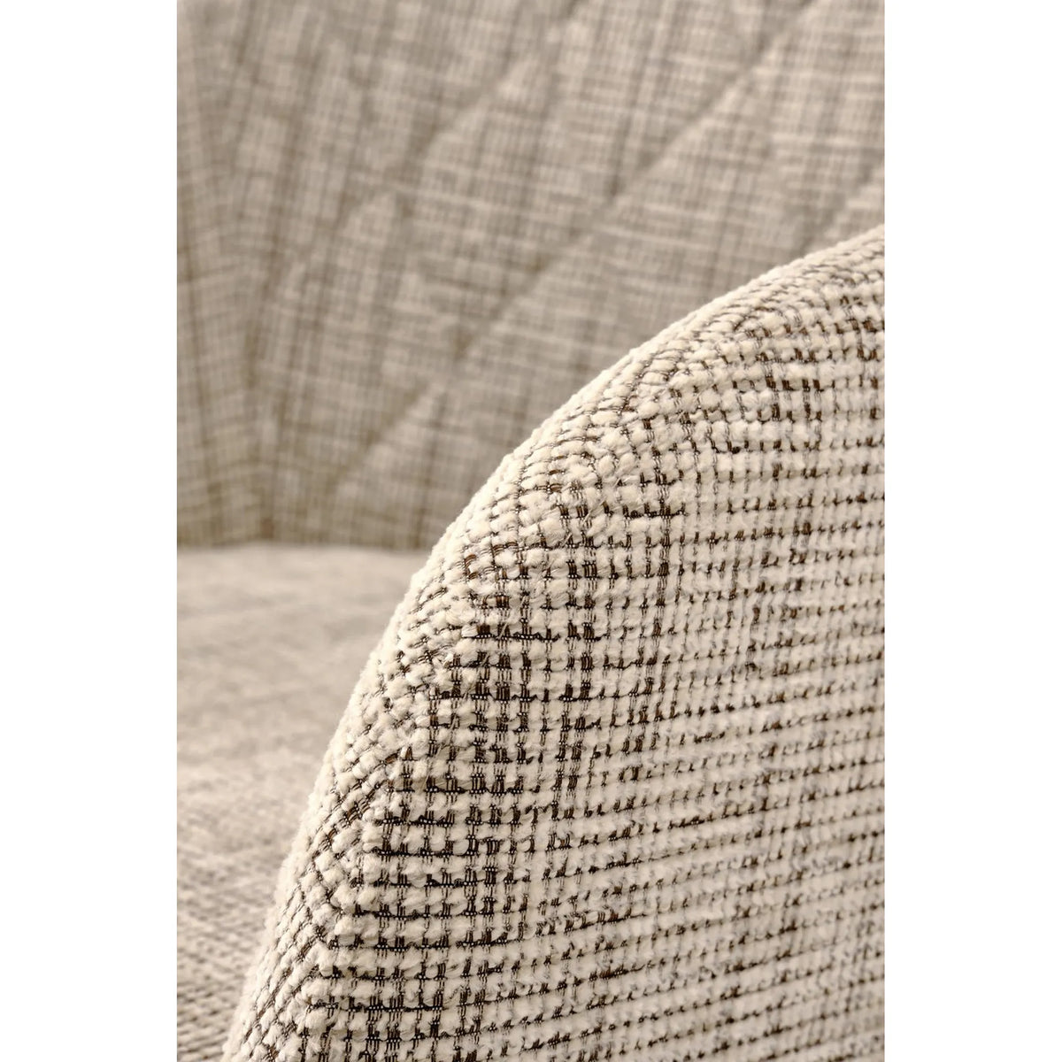 Scaun rotativ K603, stofa clasica bej, 55x55x85 cm