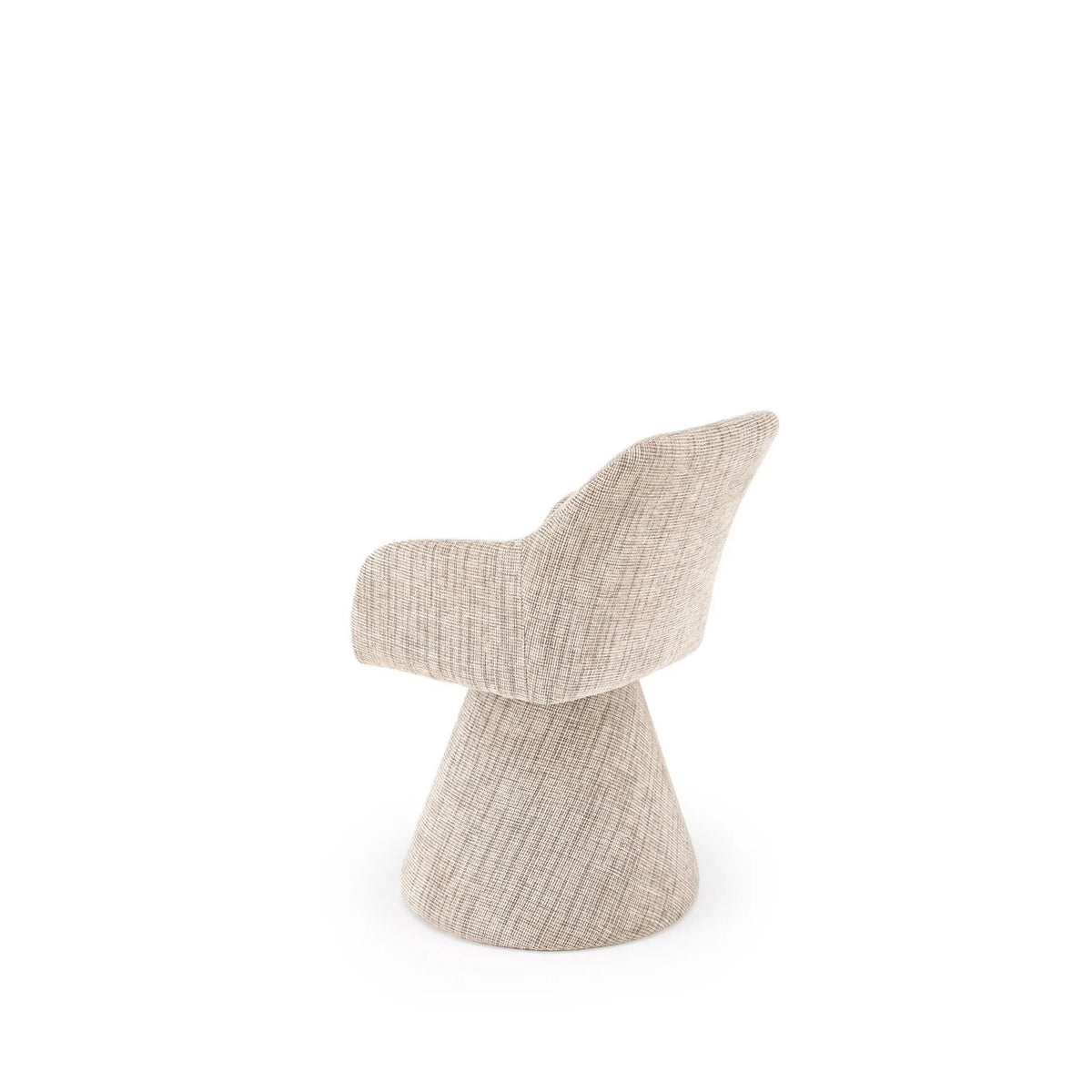 Scaun rotativ K603, stofa clasica bej, 55x55x85 cm