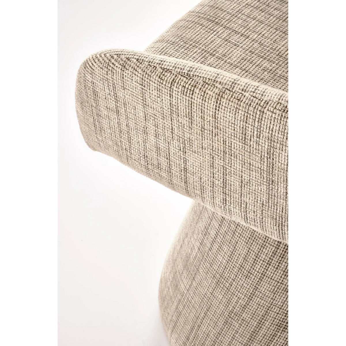 Scaun rotativ K603, stofa clasica bej, 55x55x85 cm