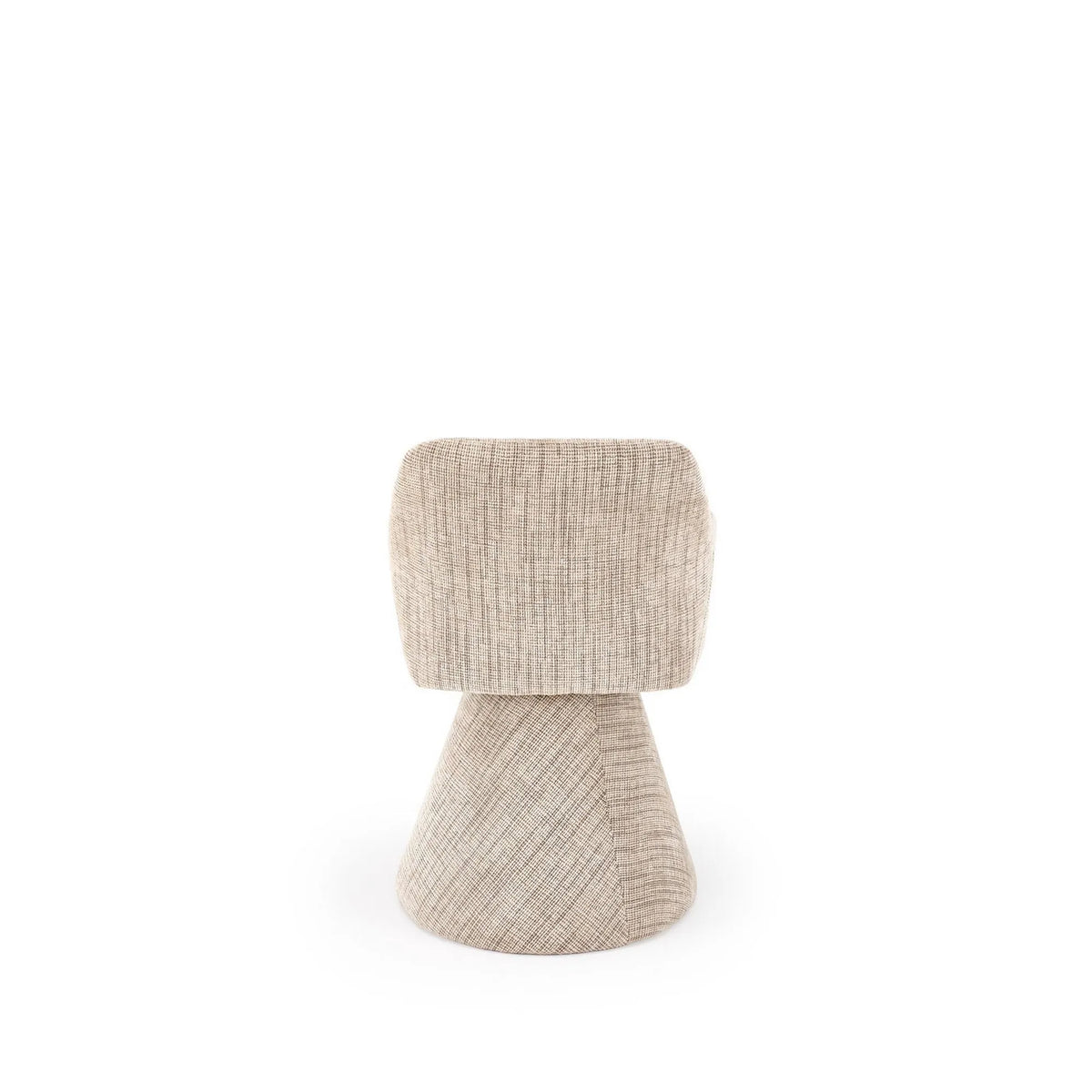 Scaun rotativ K603, stofa clasica bej, 55x55x85 cm