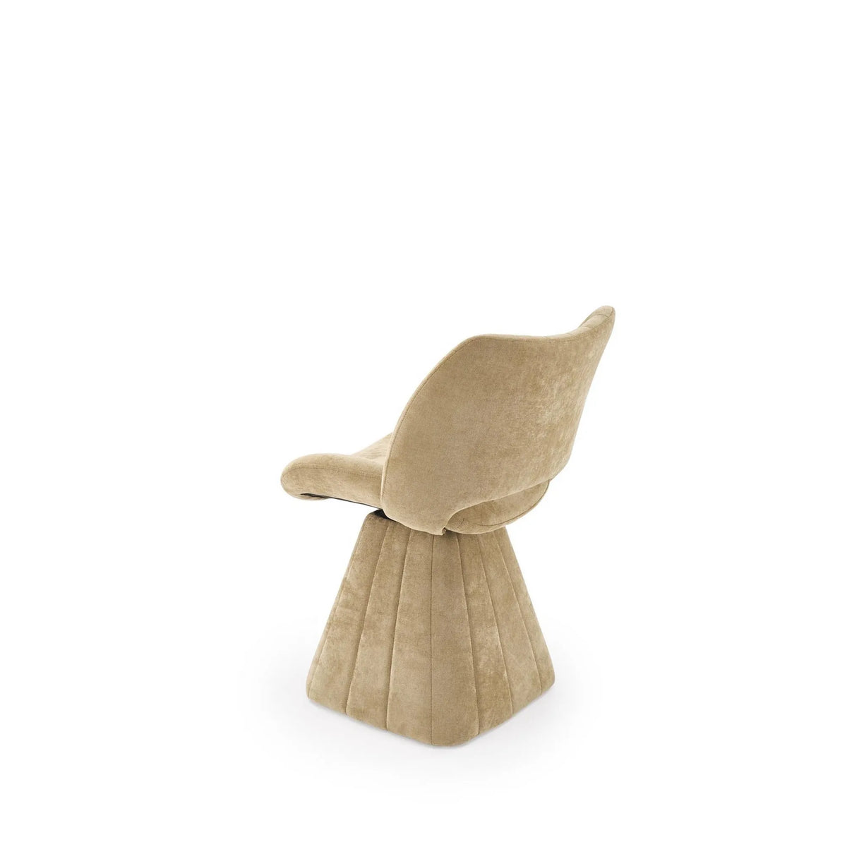 Scaun rotativ K613, stofa clasica verde olive, 53x60x87 cm