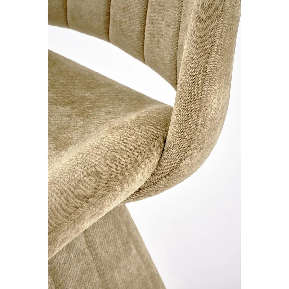 Scaun rotativ K613, stofa clasica verde olive, 53x60x87 cm