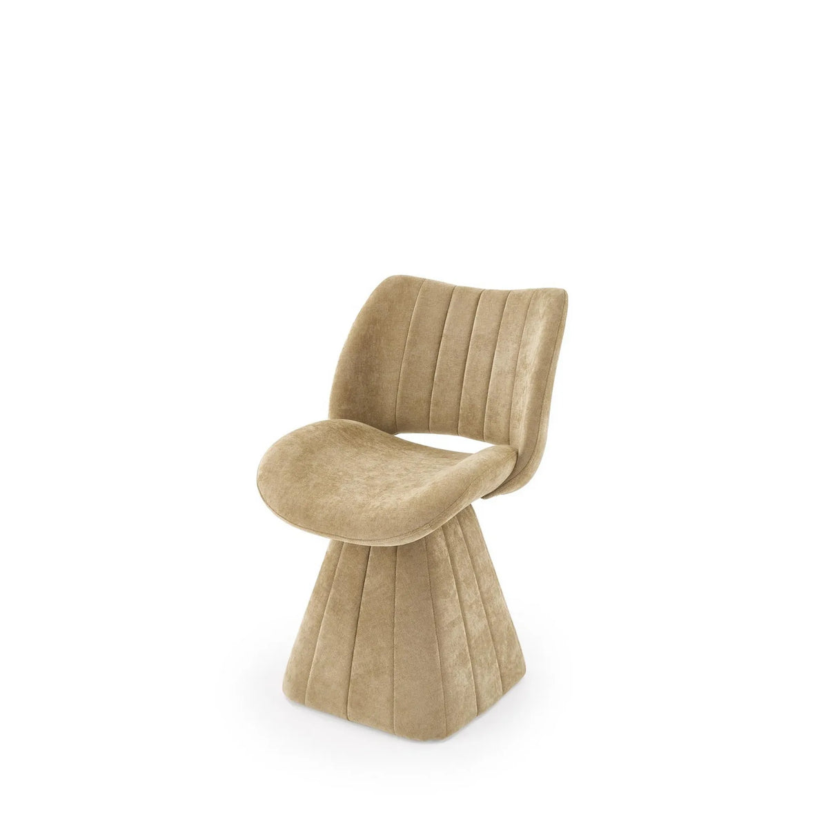 Scaun rotativ K613, stofa clasica verde olive, 53x60x87 cm