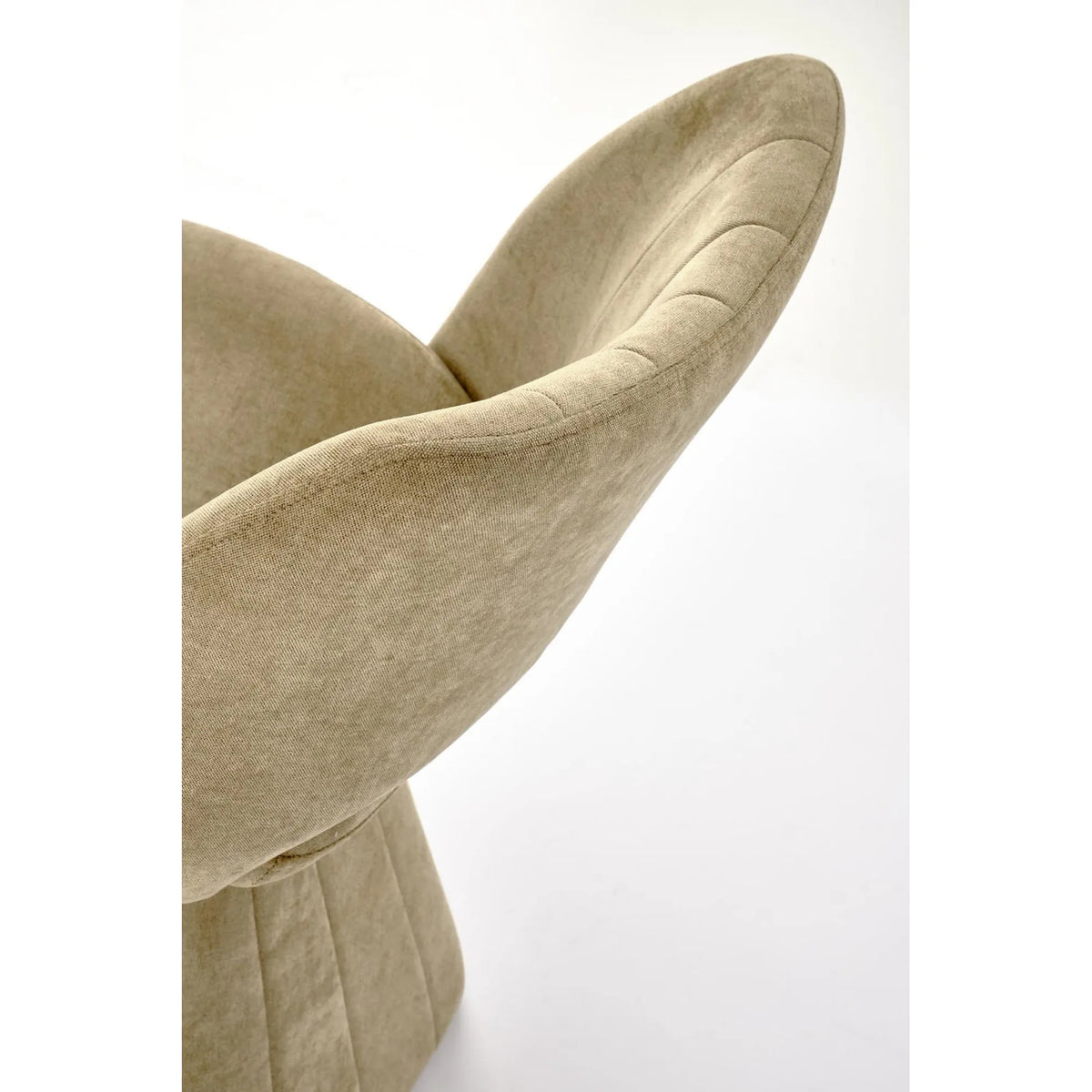 Scaun rotativ K613, stofa clasica verde olive, 53x60x87 cm