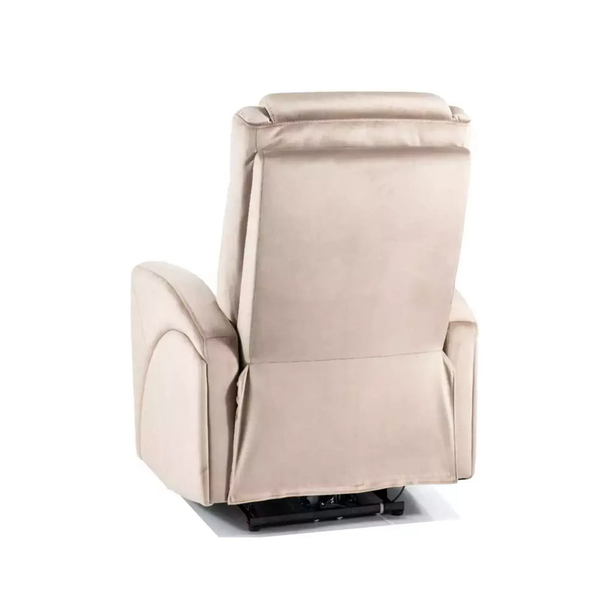Fotoliu recliner KRONOS, stofa catifelata bej- Bluvel 40, 79x94/159x107 cm