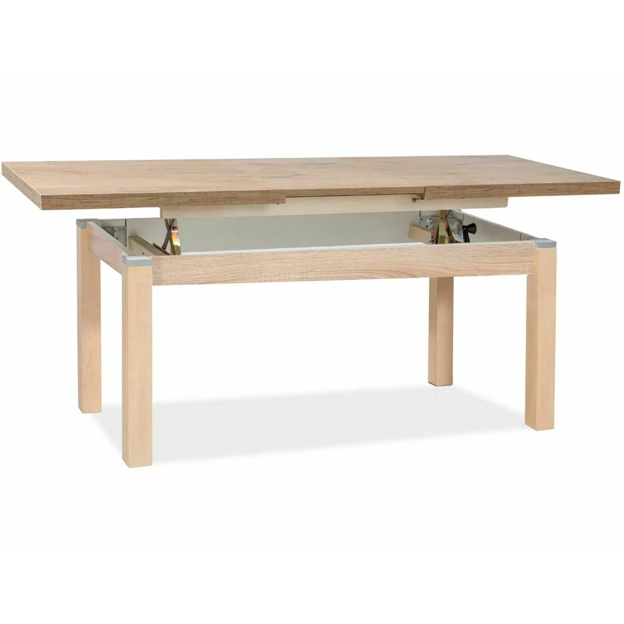 Masa Kleopatra, stejar sonoma, lemn, 124x64x56 cm