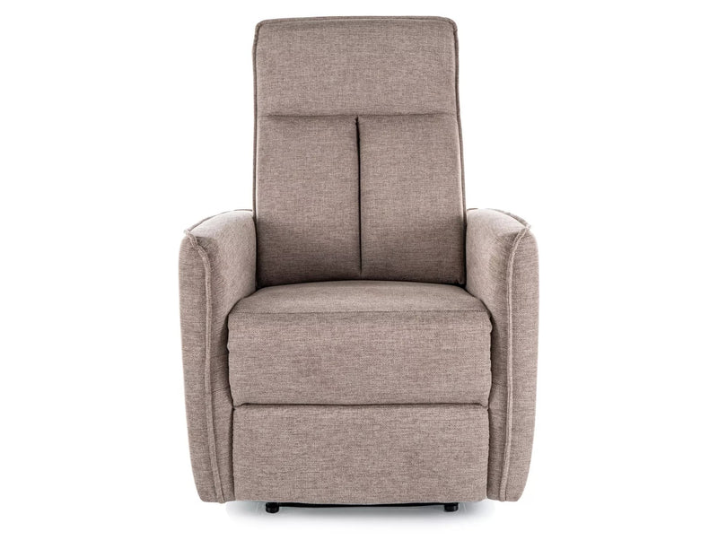 Fotoliu recliner NIKOS, stofa clasica bej - Brego 34, 72x86/159x105 cm