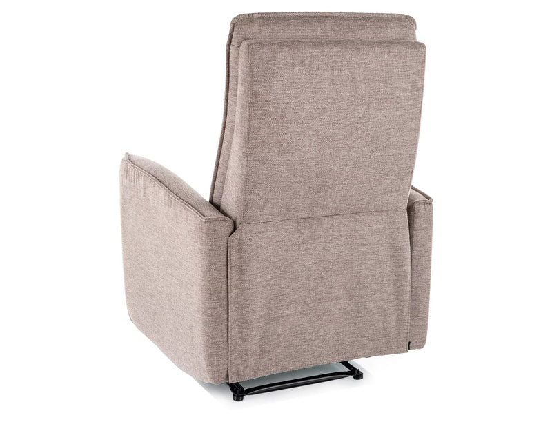 Fotoliu recliner NIKOS, stofa clasica bej - Brego 34, 72x86/159x105 cm