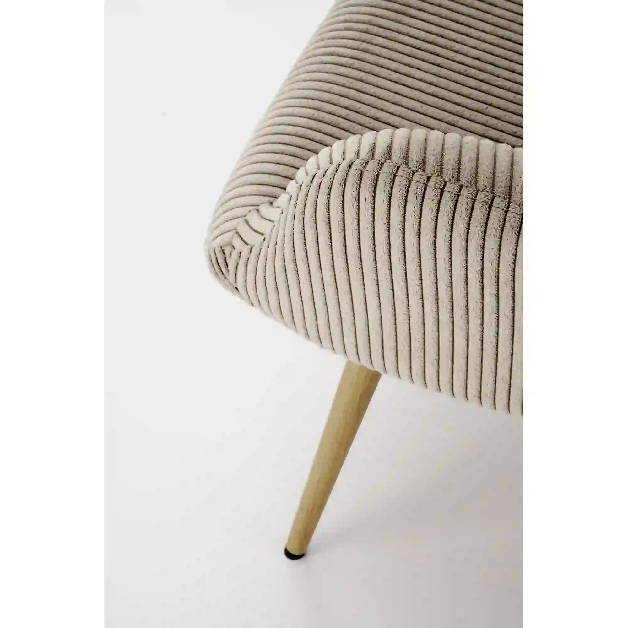 Fotoliu AMARO, gri/stejar, stofa catifelata/lemn, 70x80x97 cm