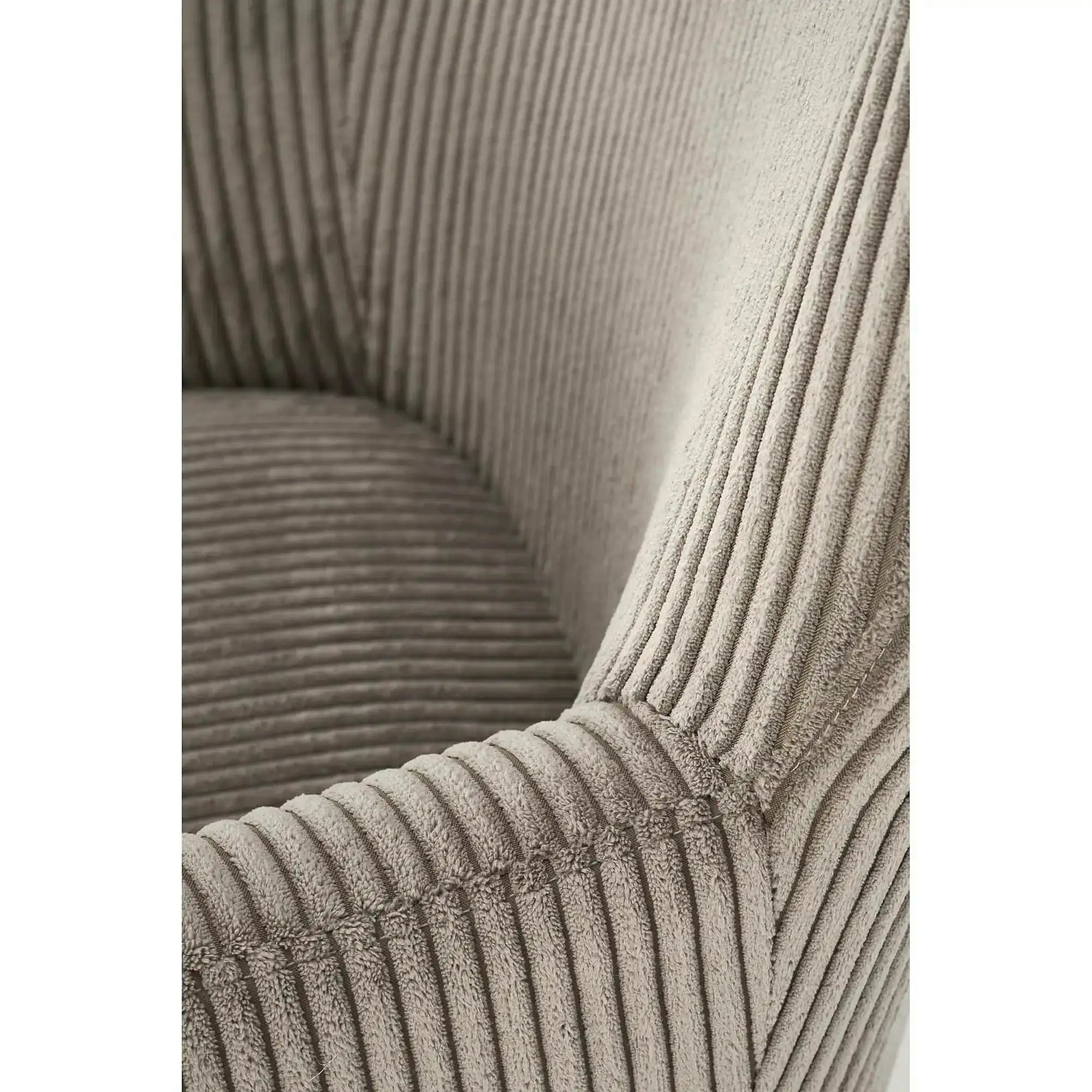 Fotoliu balansoar BELMIRO, gri/negru/stejar, stofa catifelata/metal/lemn, 72x88x98 cm