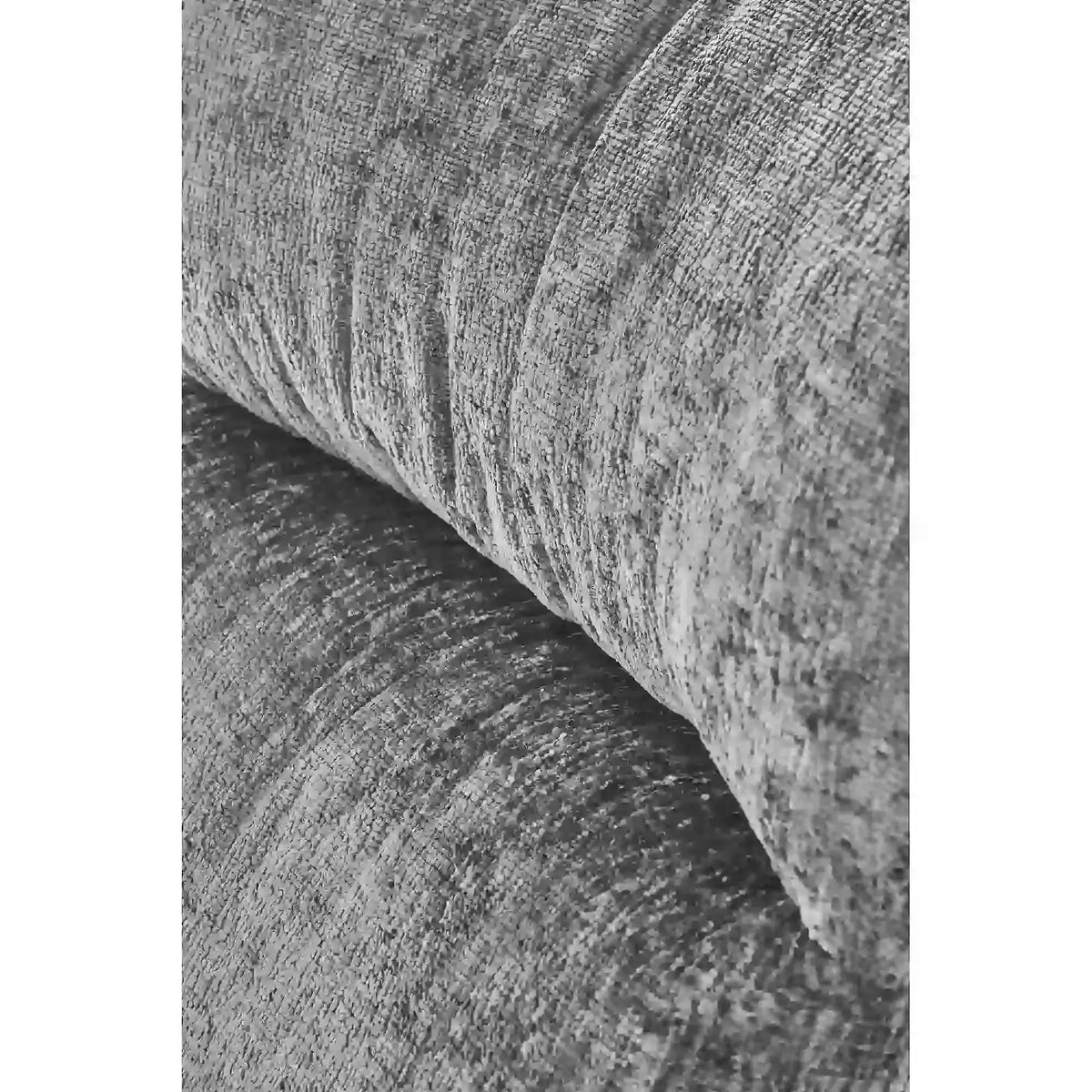 Fotoliu balansoar CASTRO, gri/negru/stejar, stofa catifelata/metal/lemn, 77x106x92 cm