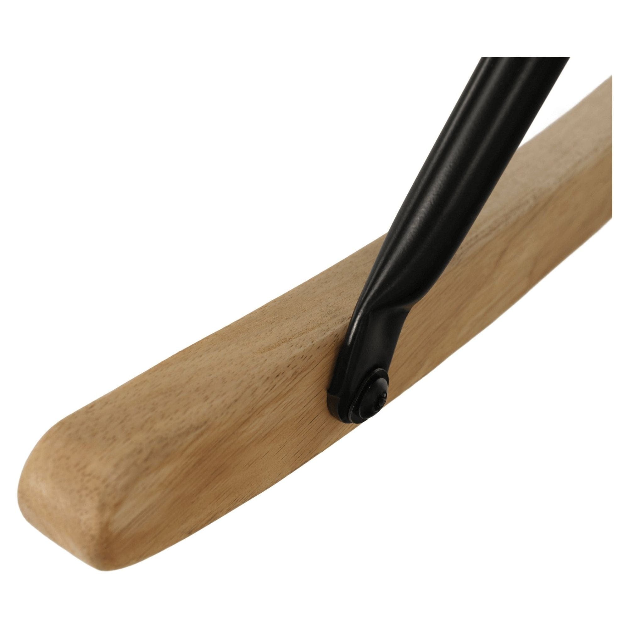 Fotoliu balansoar HARPER, metal/lemn/stofa clasica maro/stejar, 75x83x110 cm