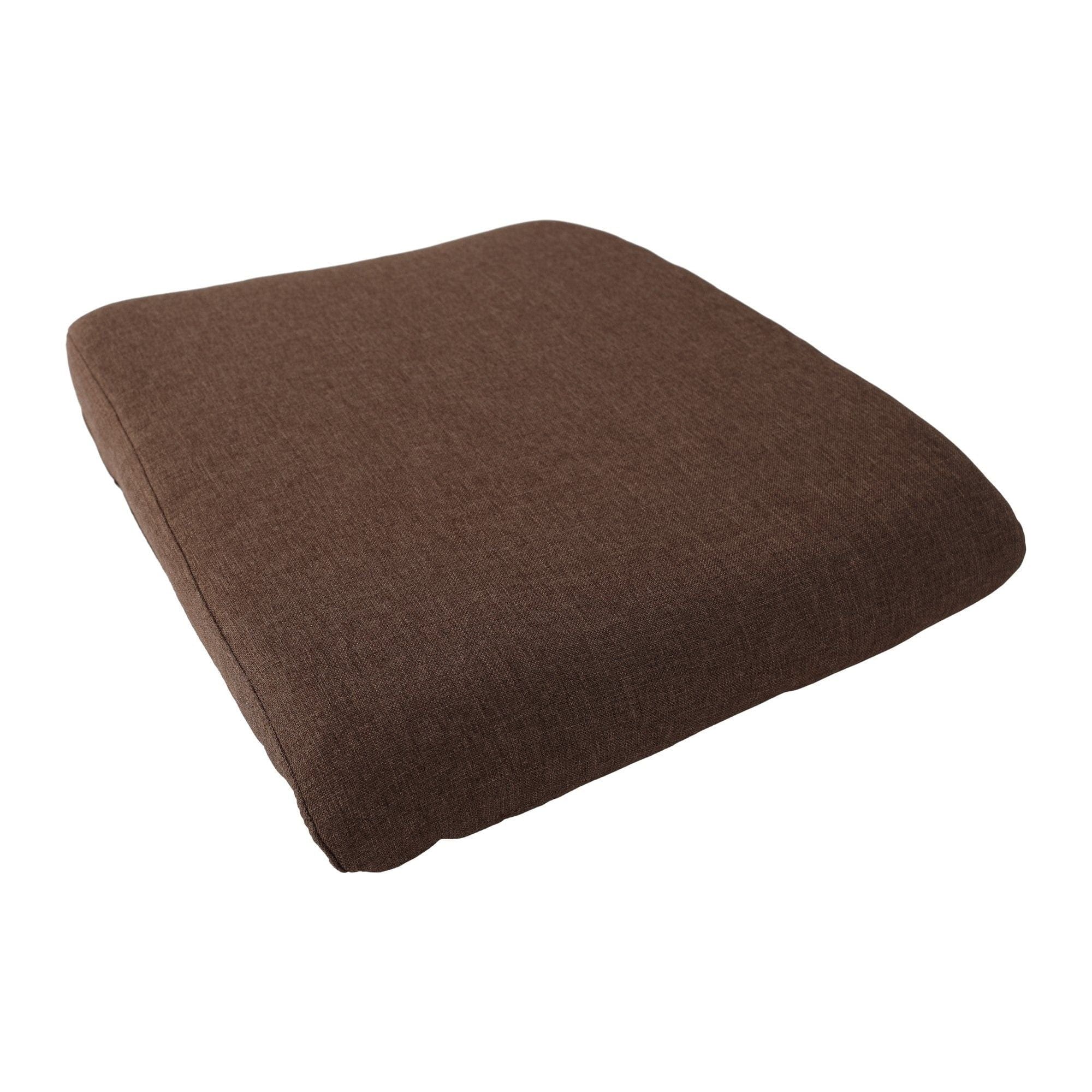 Fotoliu balansoar HARPER, metal/lemn/stofa clasica maro/stejar, 75x83x110 cm