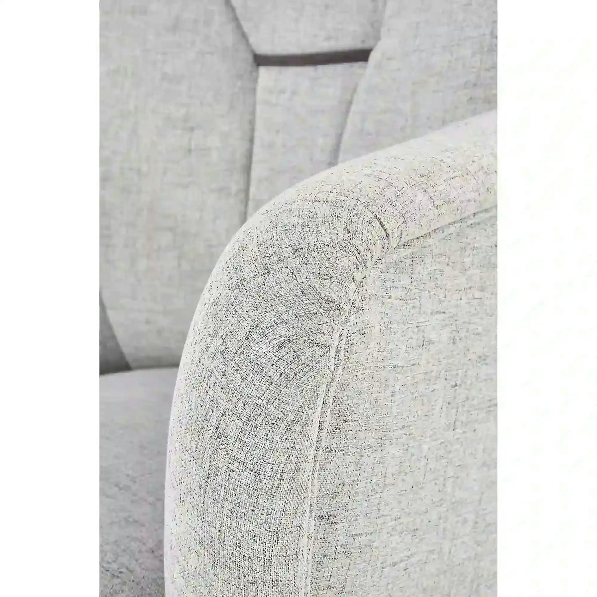 Fotoliu BISHOP, gri deschis/nuc, stofa/lemn, 76x78x102 cm