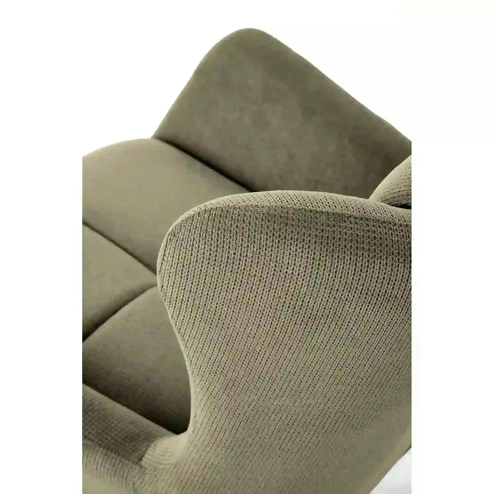 Fotoliu BYRON, stofa clasica verde olive - Vardo 74, 75x85x92 cm