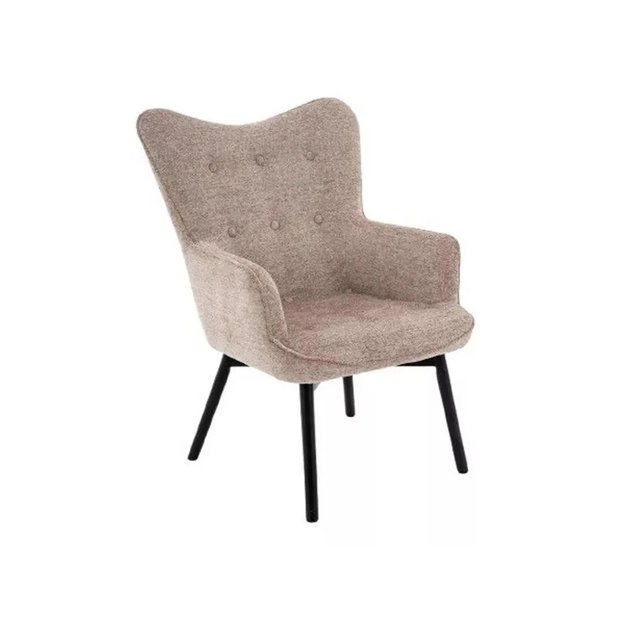 Fotoliu CARMEN, stofa clasica bej inchis - Raven 30, 72x75x99 cm