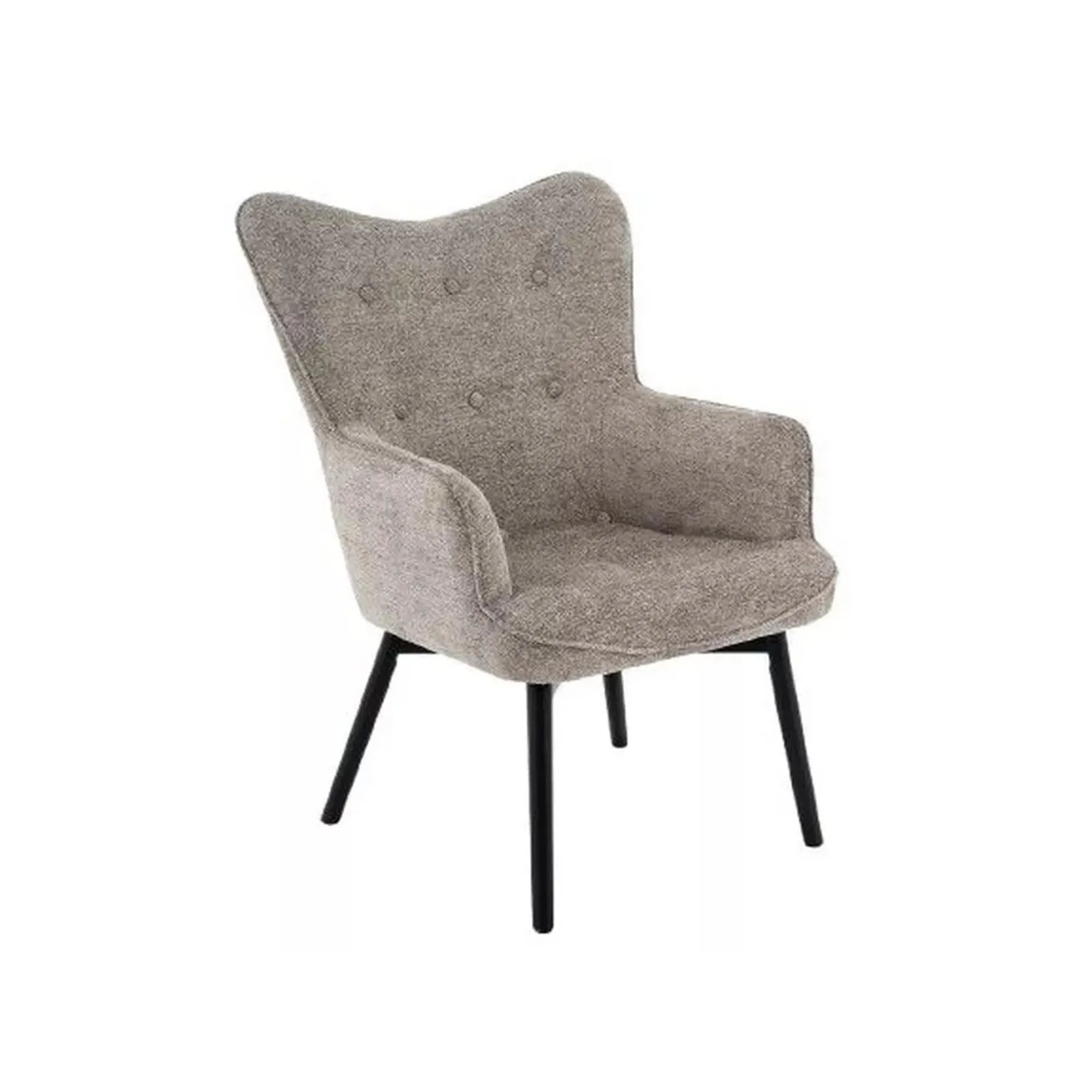 Fotoliu CARMEN, stofa clasica gri - Raven 07, 72x75x99 cm