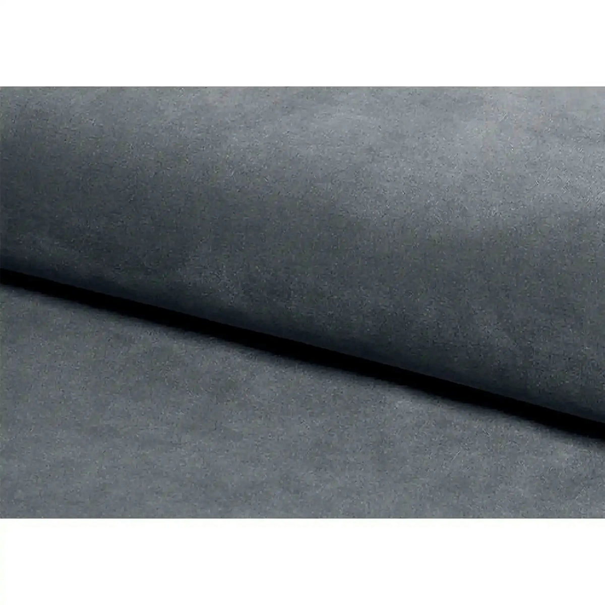 Fotoliu CASTELLO, stofa catifelata gri - Bluvel 14, 92x85x78 cm